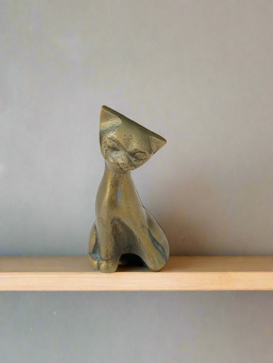 brass cat