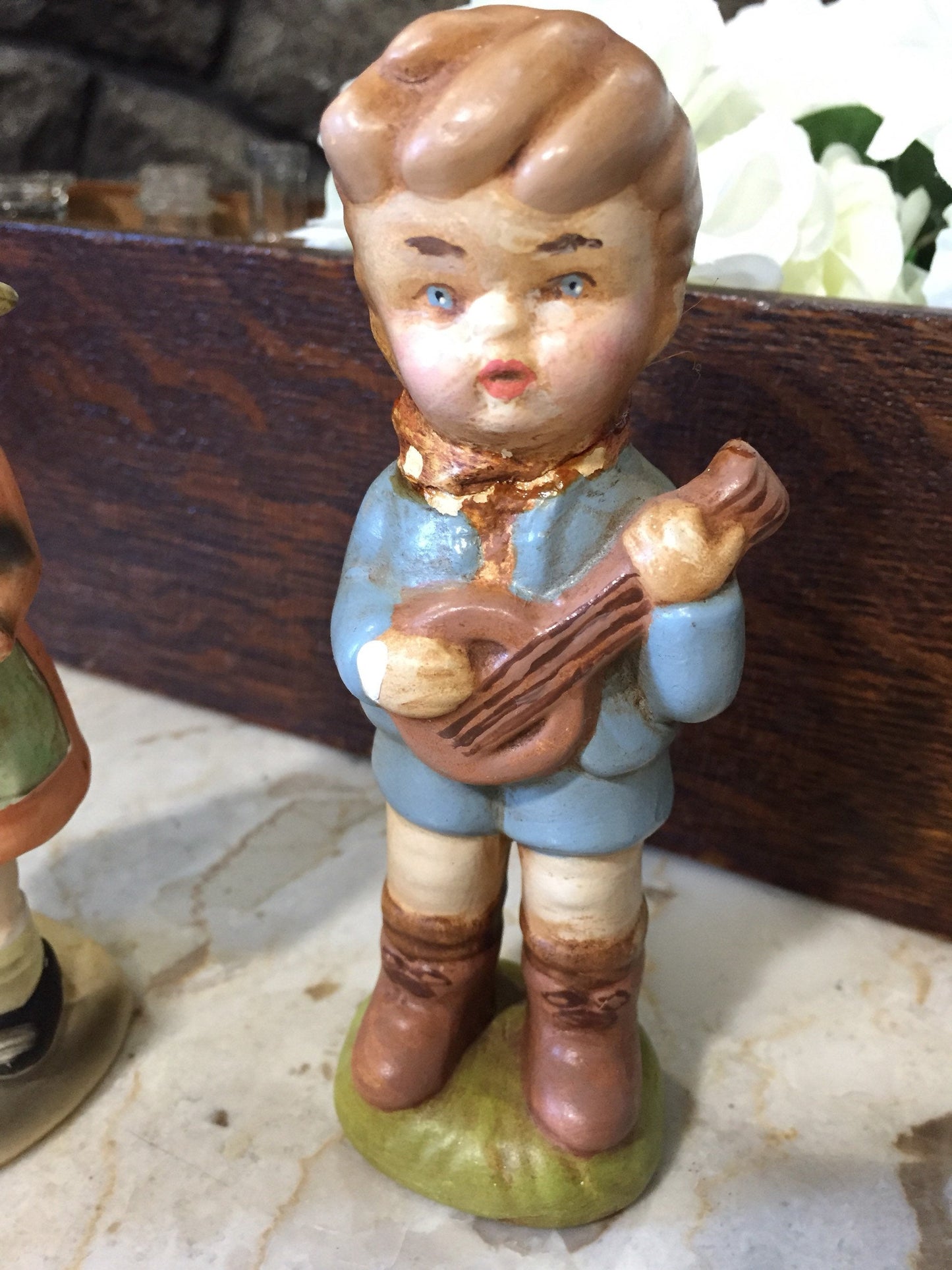 Vintage Made in Japan Boy and Girl Figurines