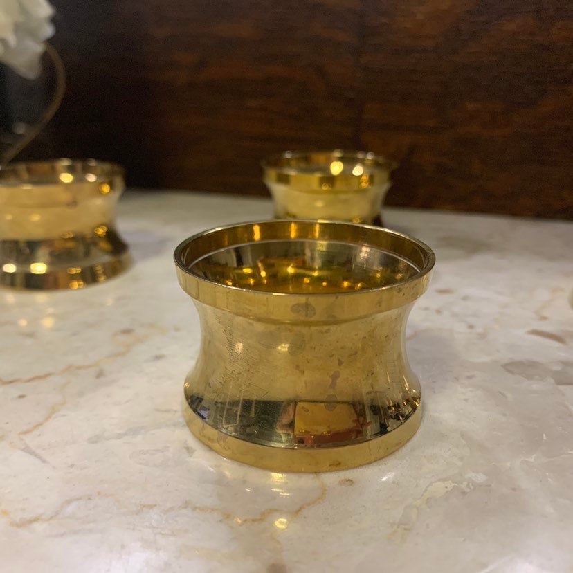 Vintage Brass Napkin Rings