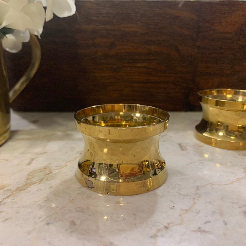 Vintage Brass Napkin Rings