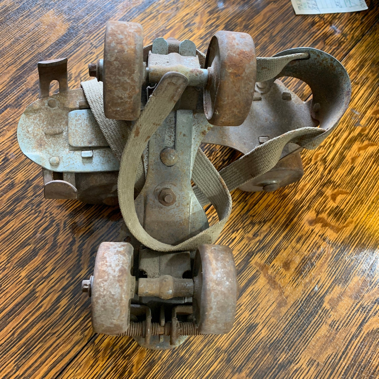 Metal Strap On Kids Vintage Roller Skates