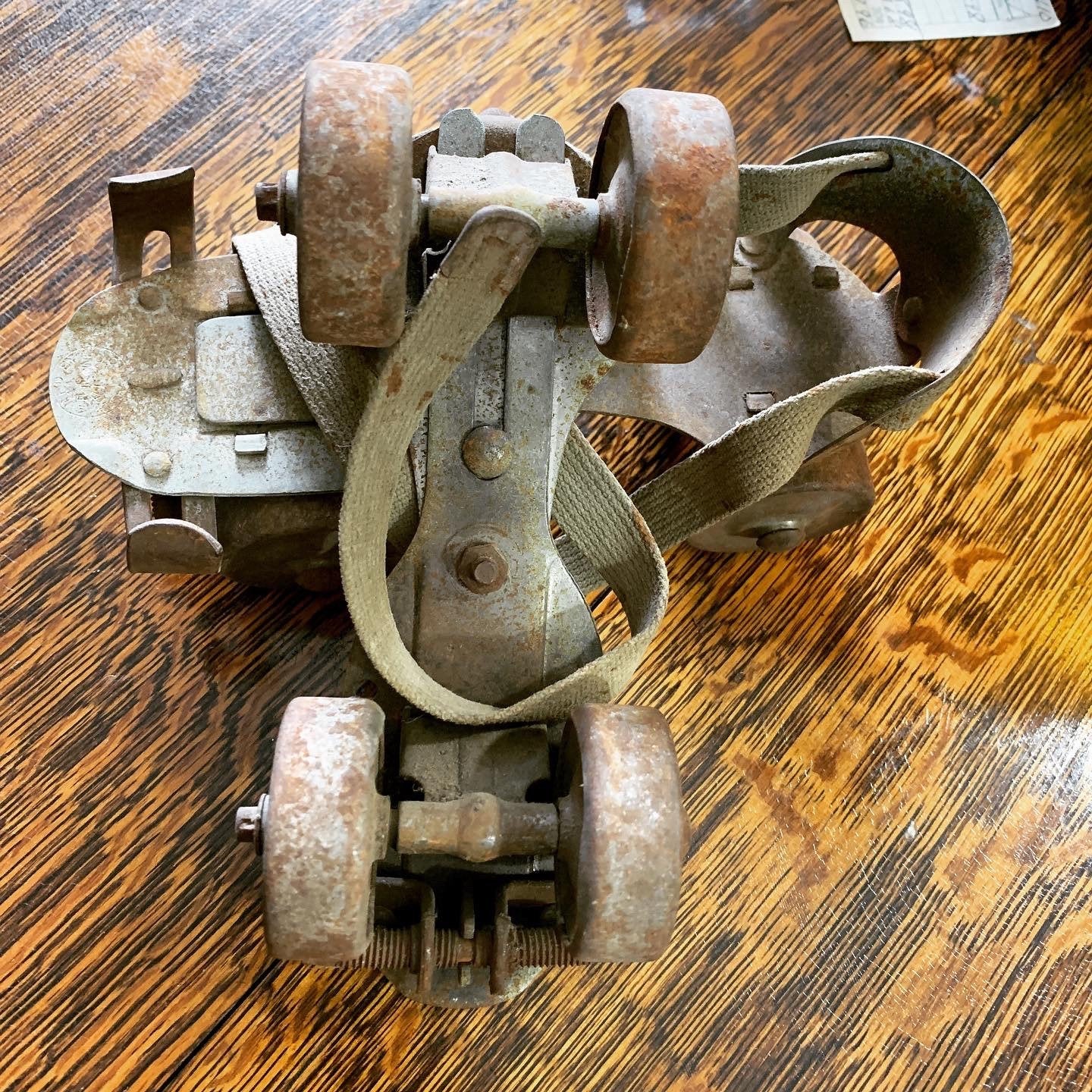 Metal Strap On Kids Vintage Roller Skates