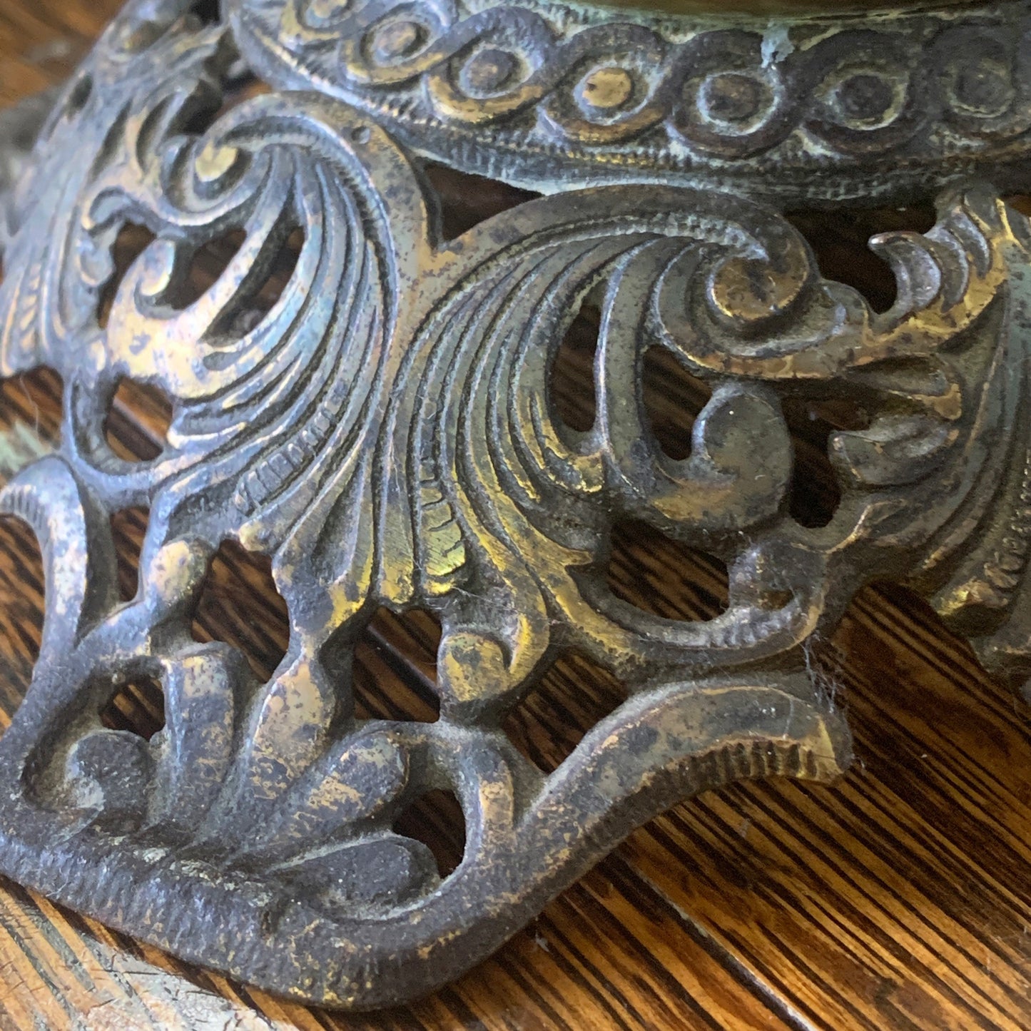 Antique Plume and Atwood Kerosene Lamp