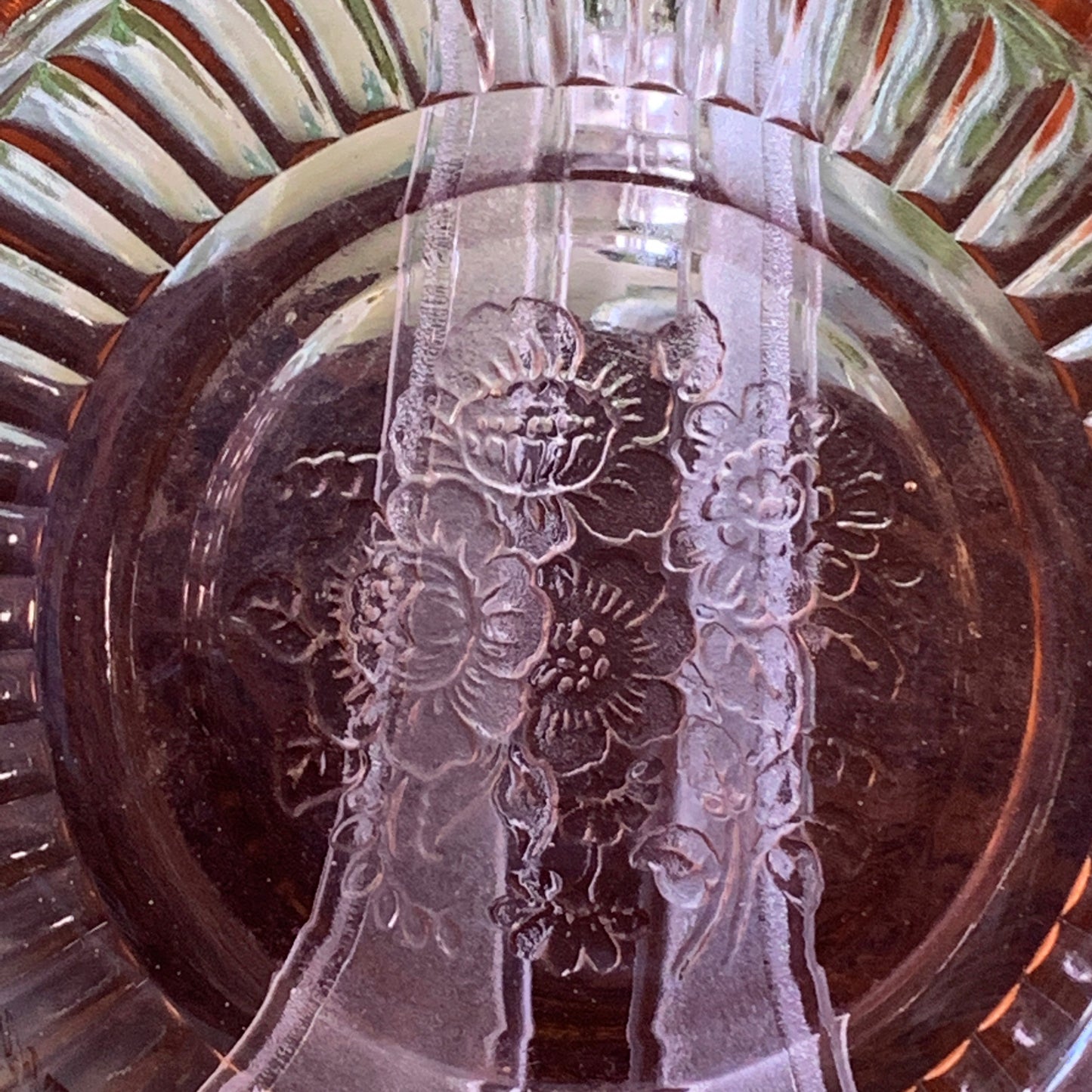 Mayfair Open Rose Vintage Pink Depression Glass 5.5” Cereal Bowl
