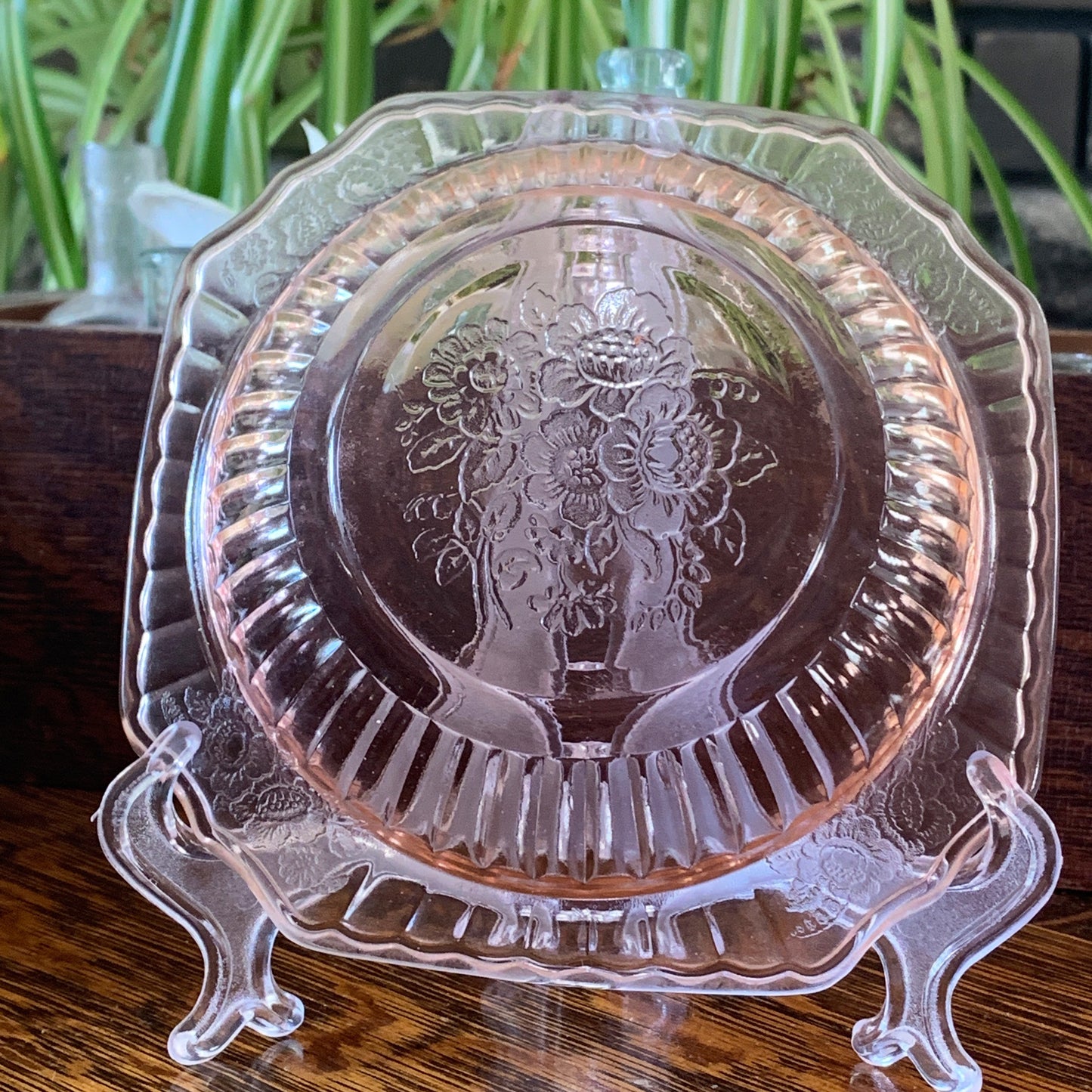 Mayfair Open Rose Vintage Pink Depression Glass 5.5” Cereal Bowl