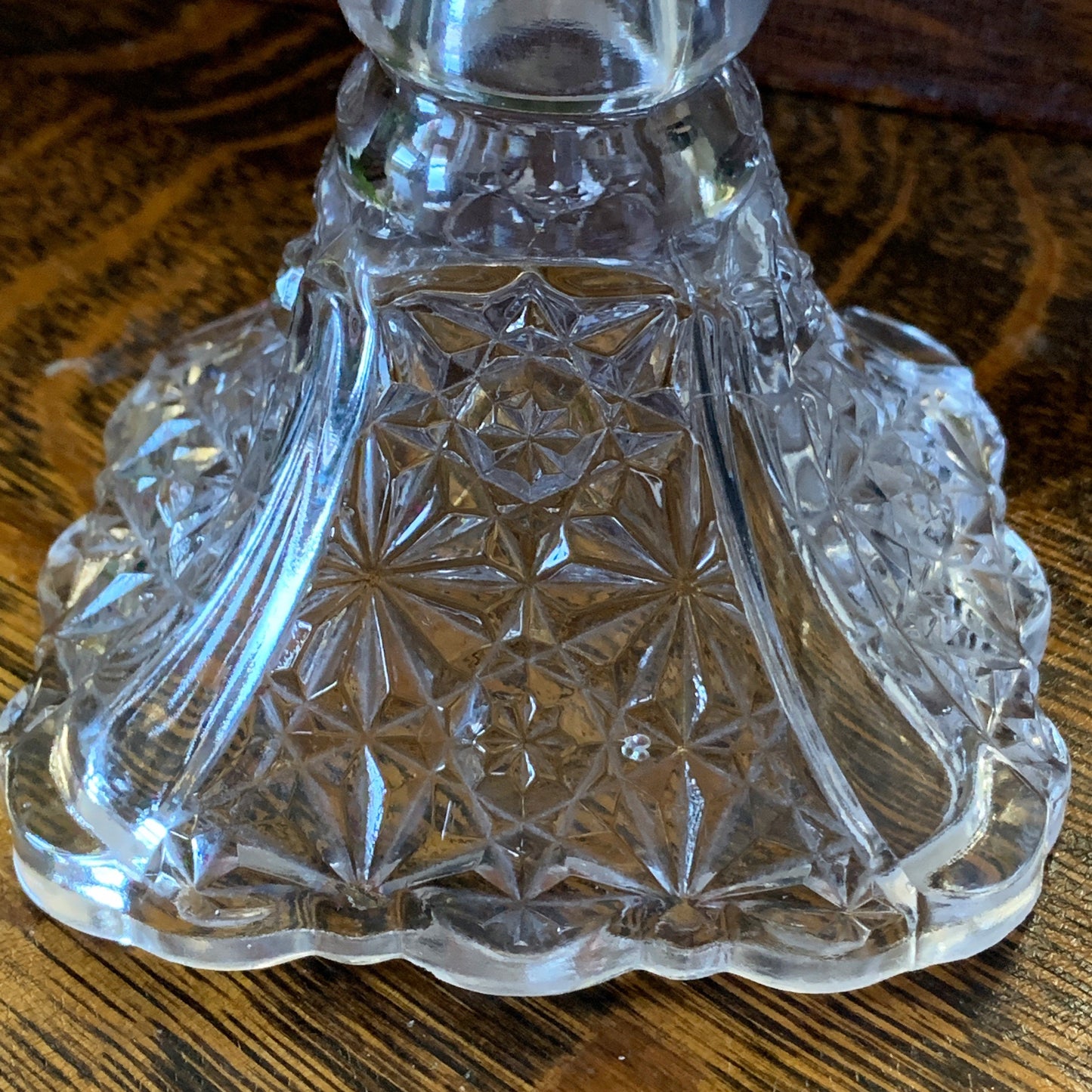 Daisy & Button Glass Compote Candy Dish Ca 1886 Antique EAPG Adams and Co #86 Vintage Glass Fruitbowl