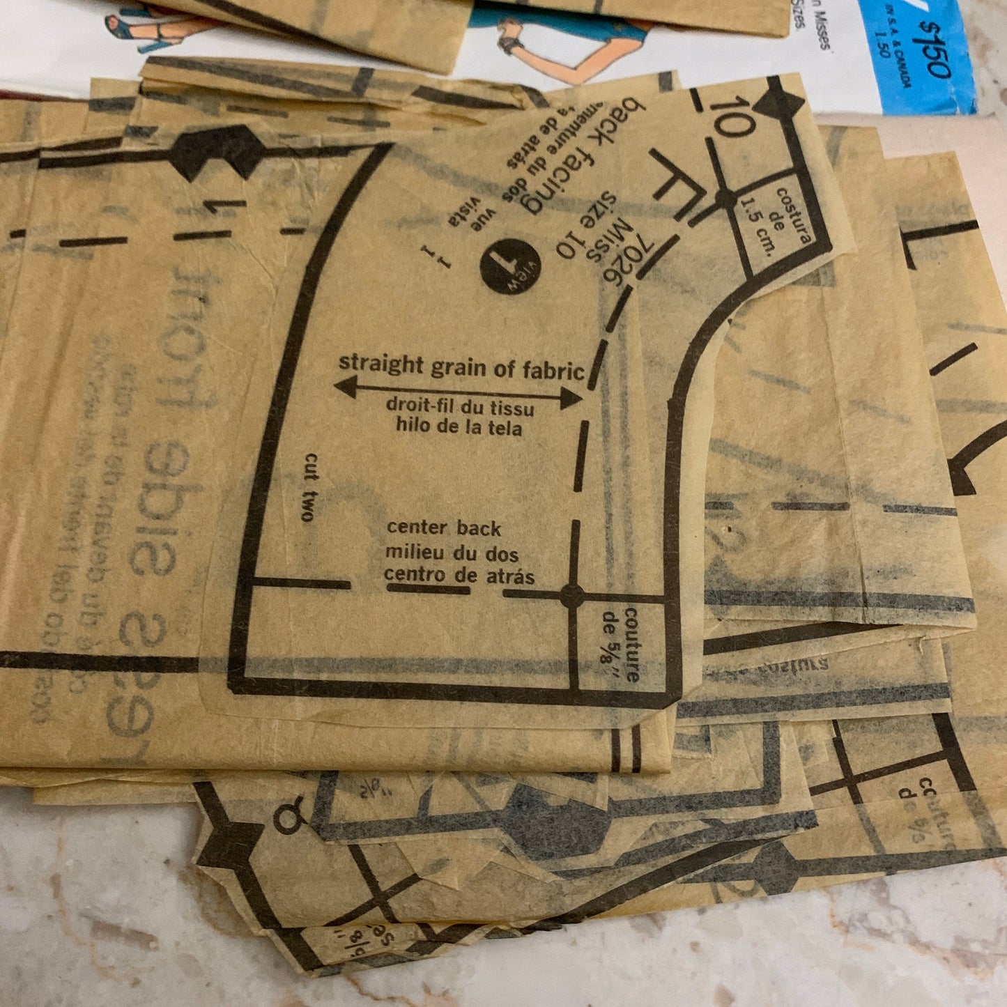 Lady's Sleeveless, Short Sleeve, or Long Sleeve Princess Dress Vintage Sewing Pattern