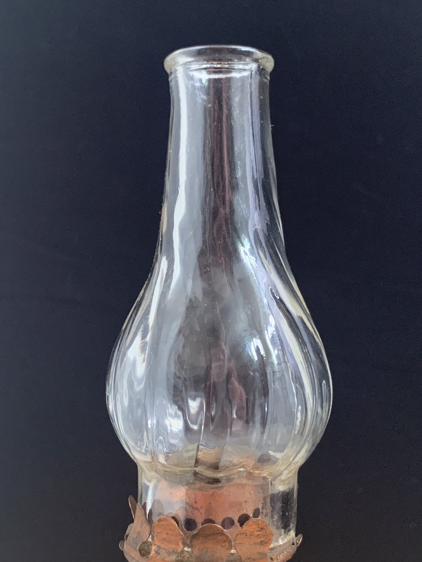 Vintage Copper Oil Lamp Miniature Night Light Lamp