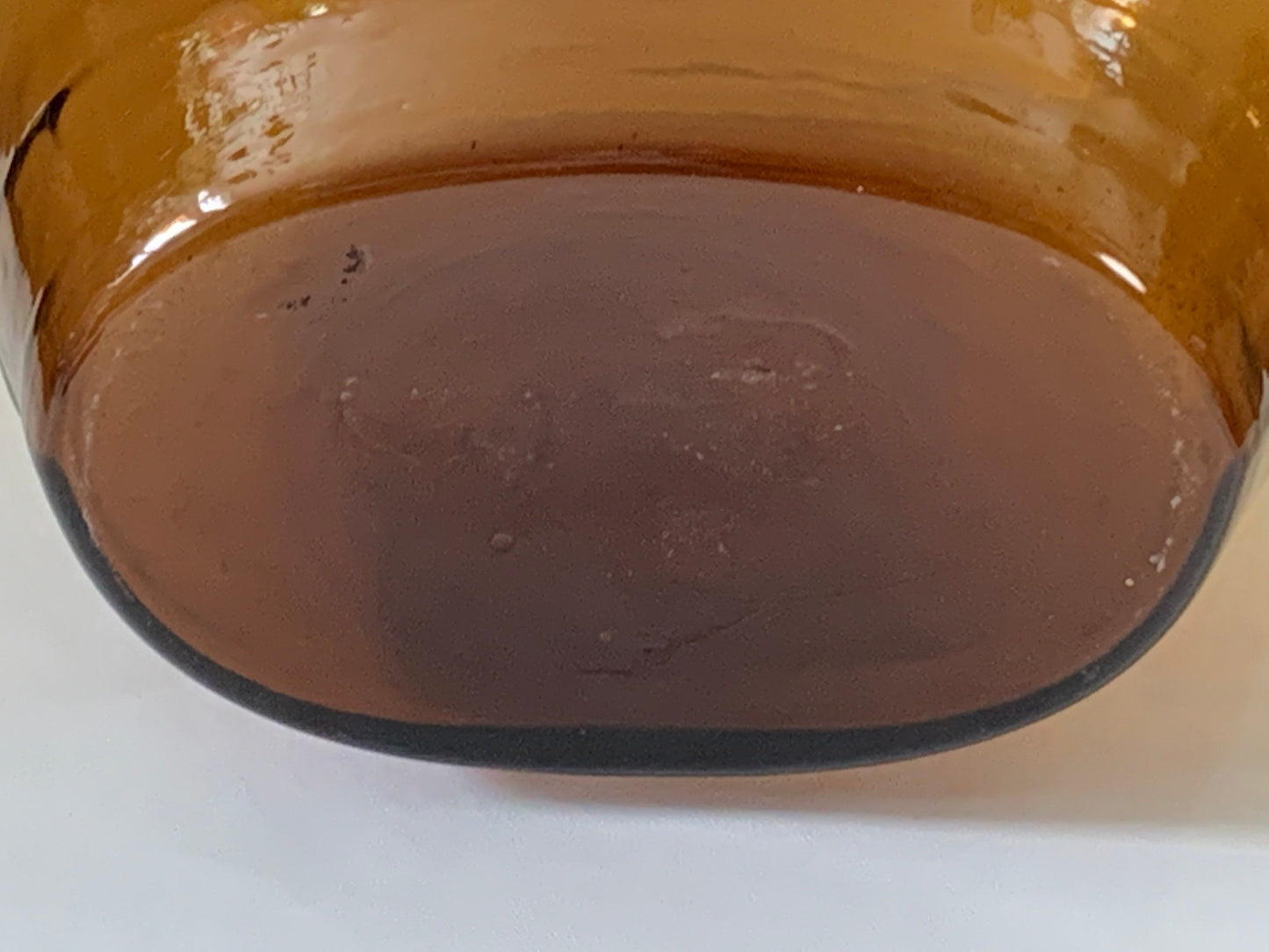Vintage Amber Bottle Lamp