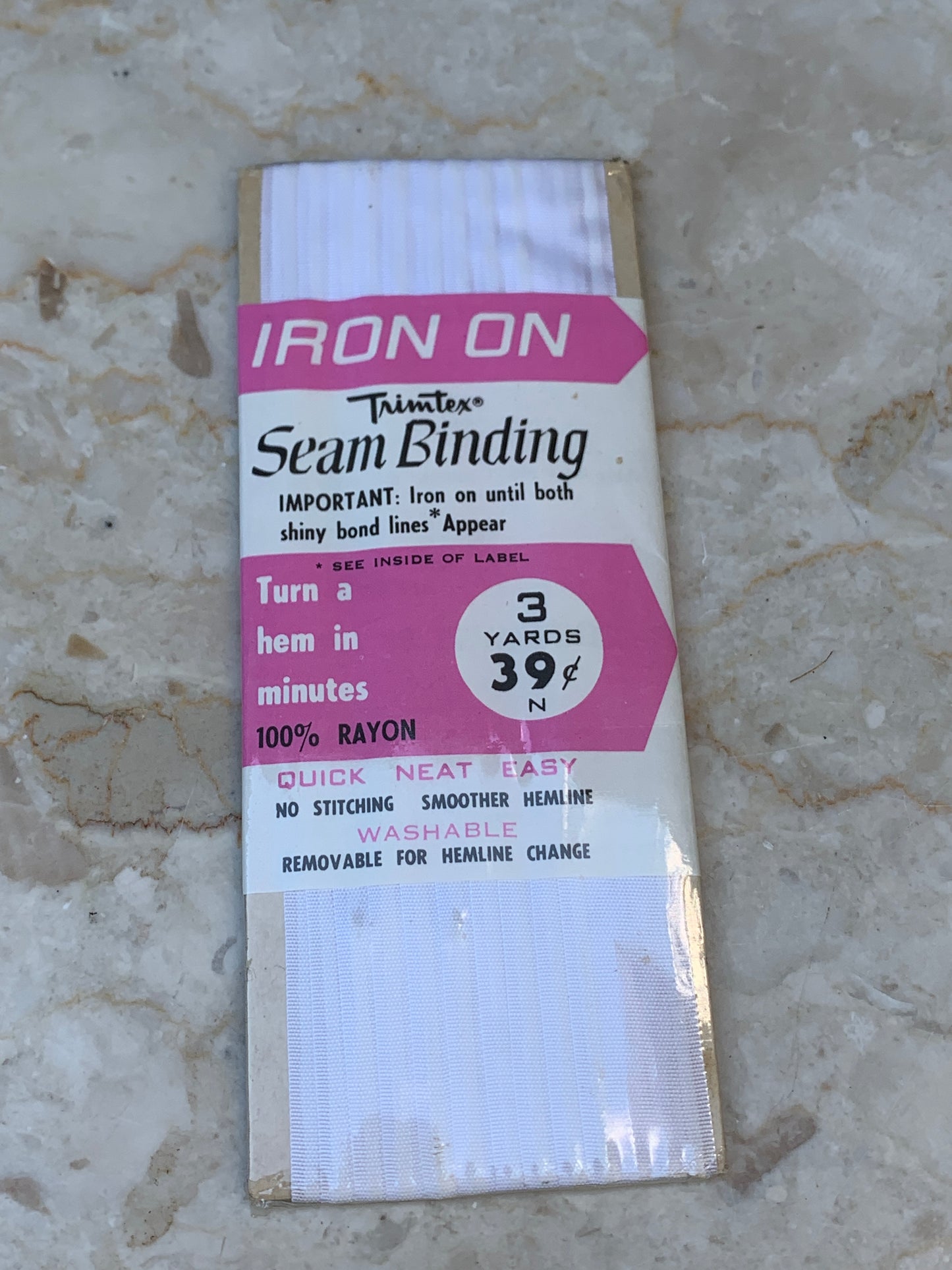 Vintage Lot of Seam Binding Hem Facing Vintage Sewing Notions Binding