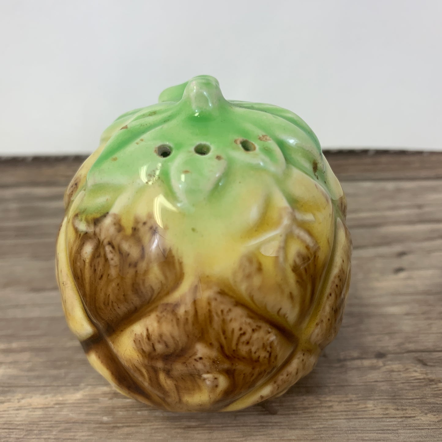 Pineapple Shaped Vintage Salt and Pepper Shakers, Vintage Ceramic Shakers, Housewarming Gifts