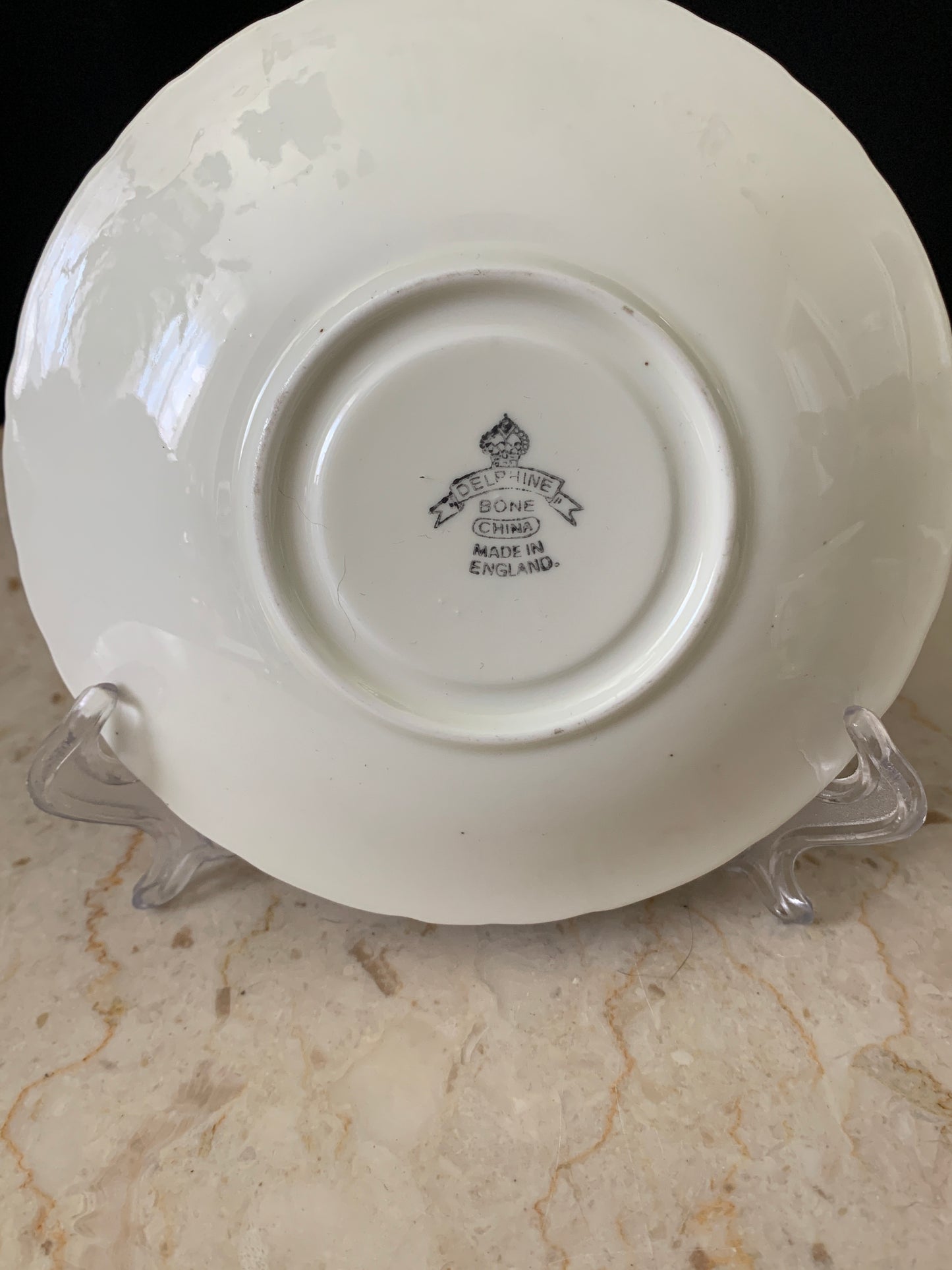 Hand Painted Floral Vintage Teacup and Saucer Set