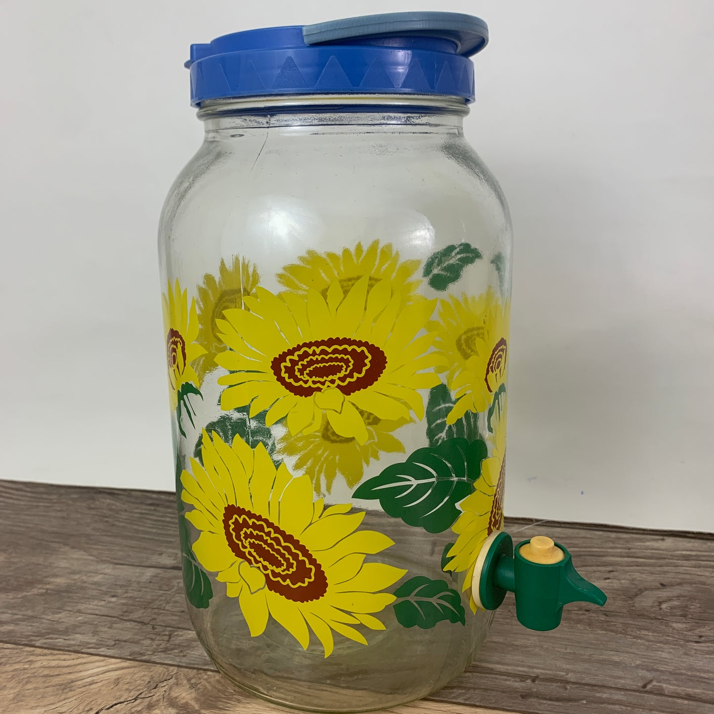 Large Sunflower Juice Jug with Spigot