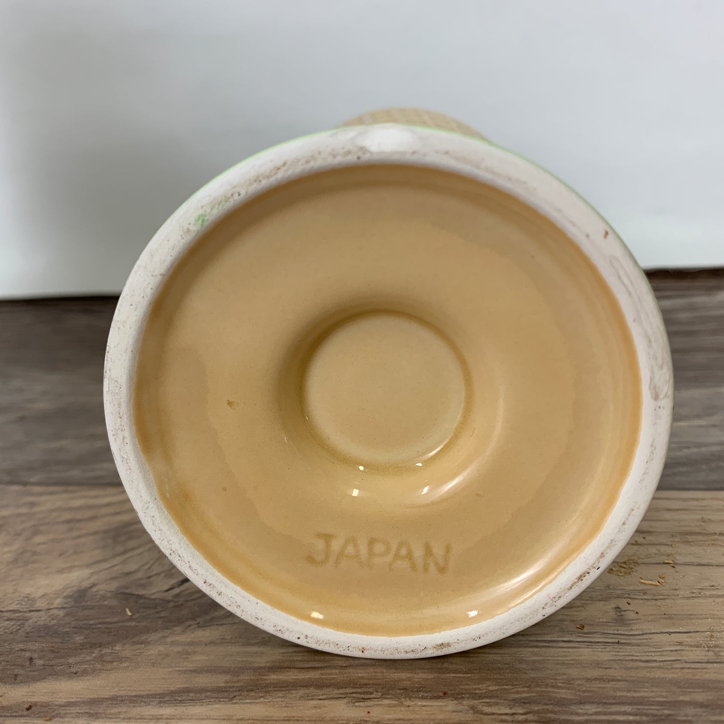 Ceramic Ice Cream Sundae Cups, Made in Japan Colourful Waffle Cups