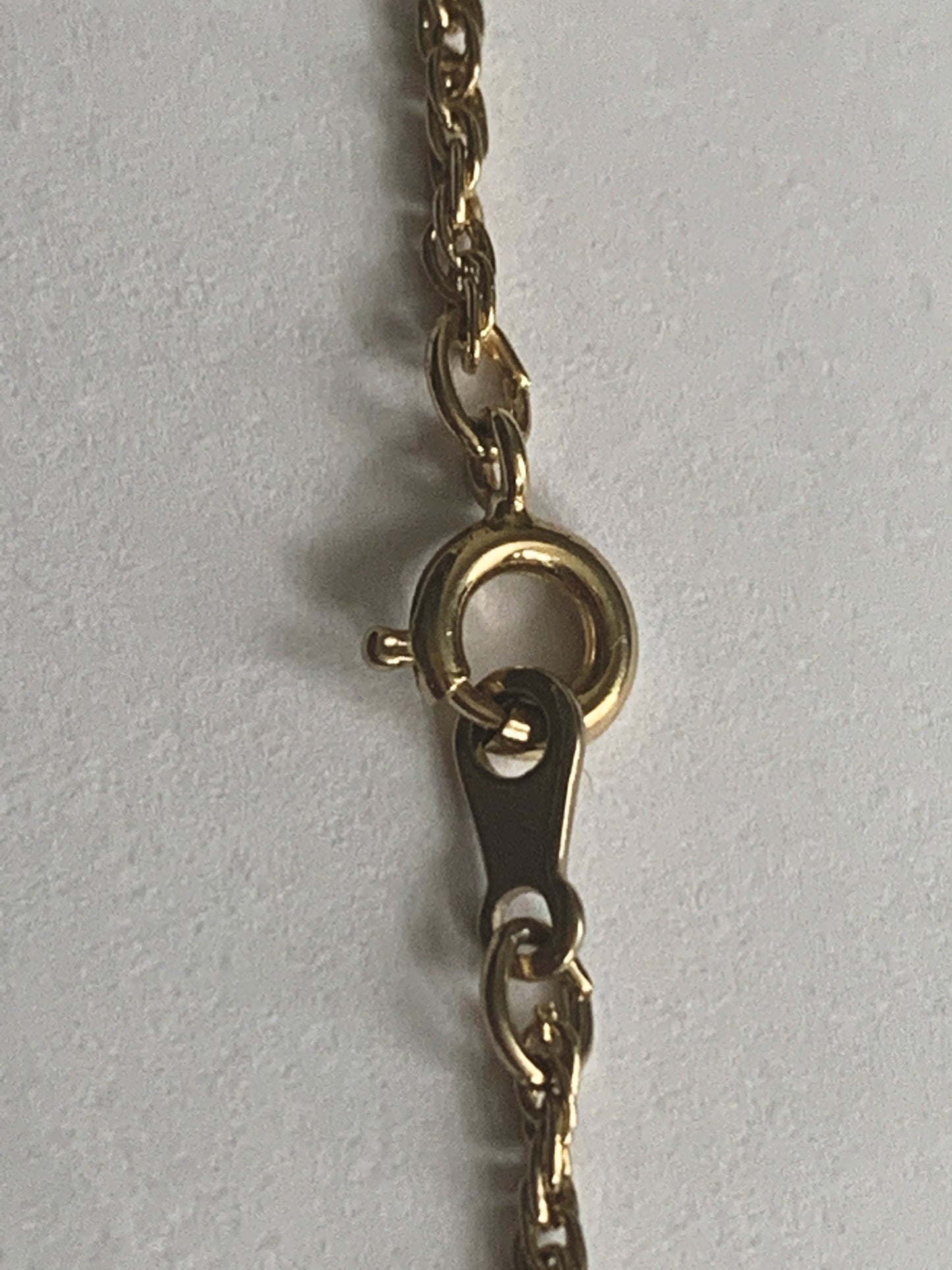 Vintage Letter F Necklace Rhinestone Initial F Necklace