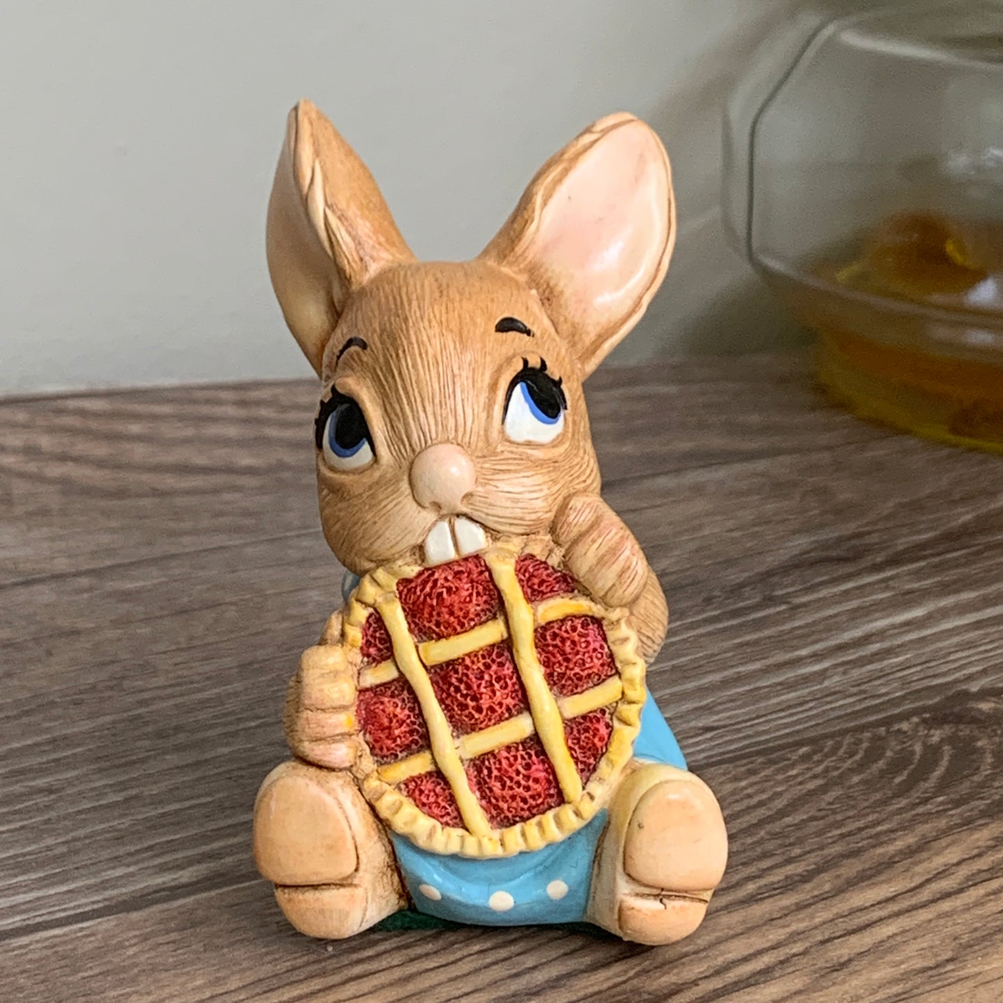 Pendelfin Rabbit Picnic Midge Hand Painted Bunny Nursery Decor