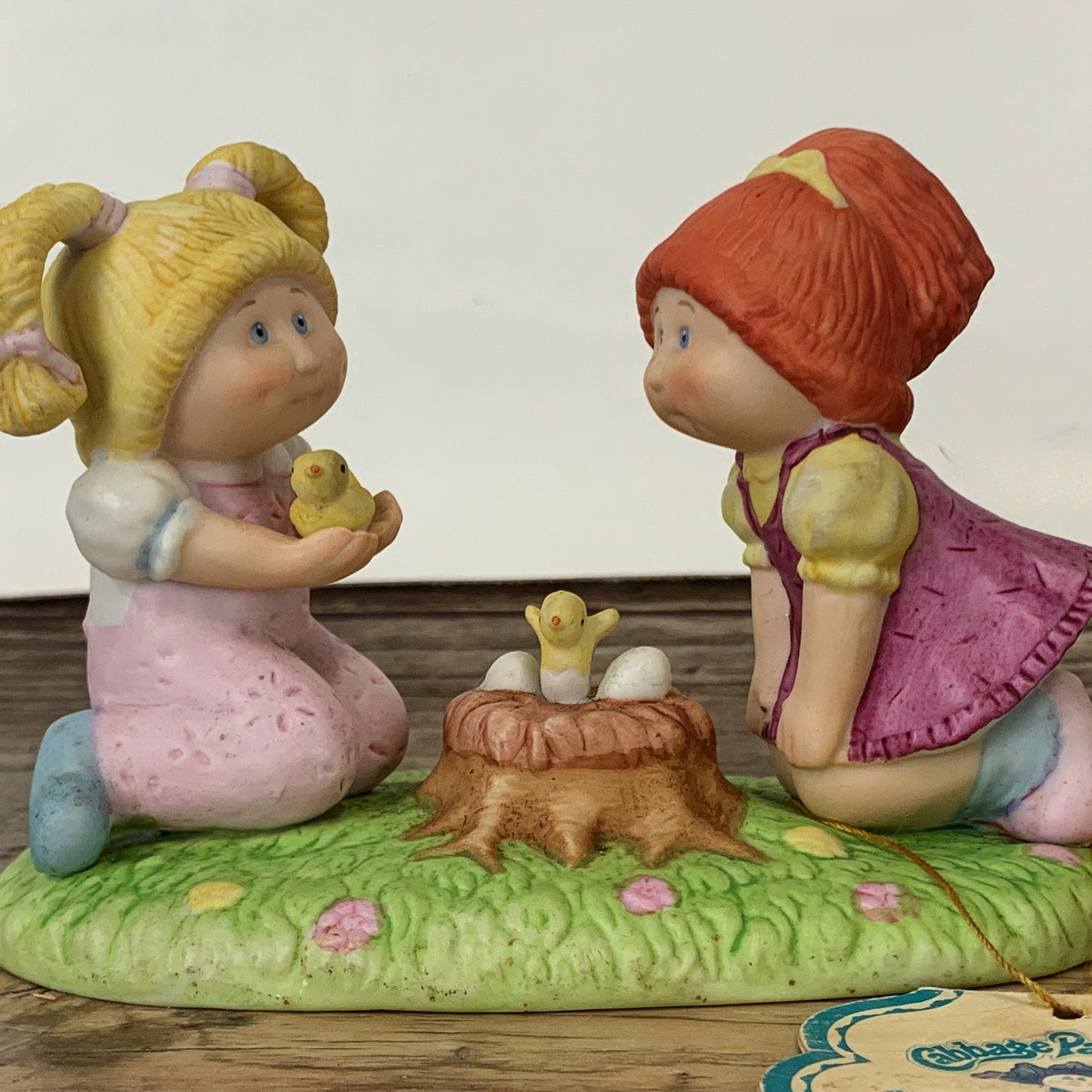 Cabbage Patch Kids Vintage Figurine Discovering New Life 1984 Easter Decoration