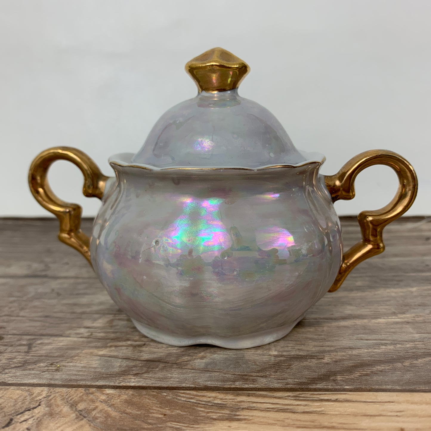 Japan Lustreware Cream and Sugar Set