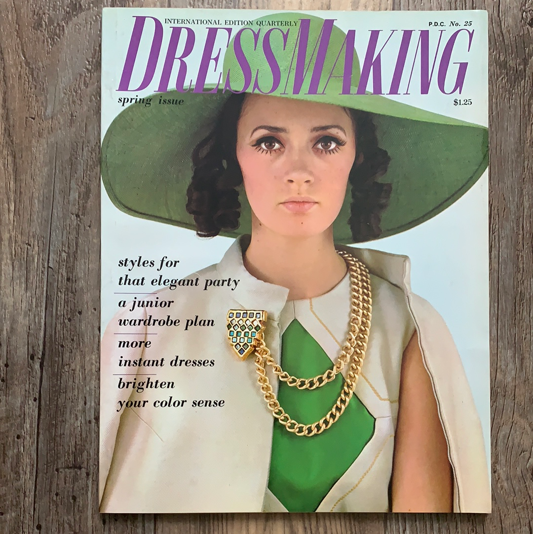 Dressmaking International Quarterly Spring Edition Tokyo Japan Sewing Pattern Book