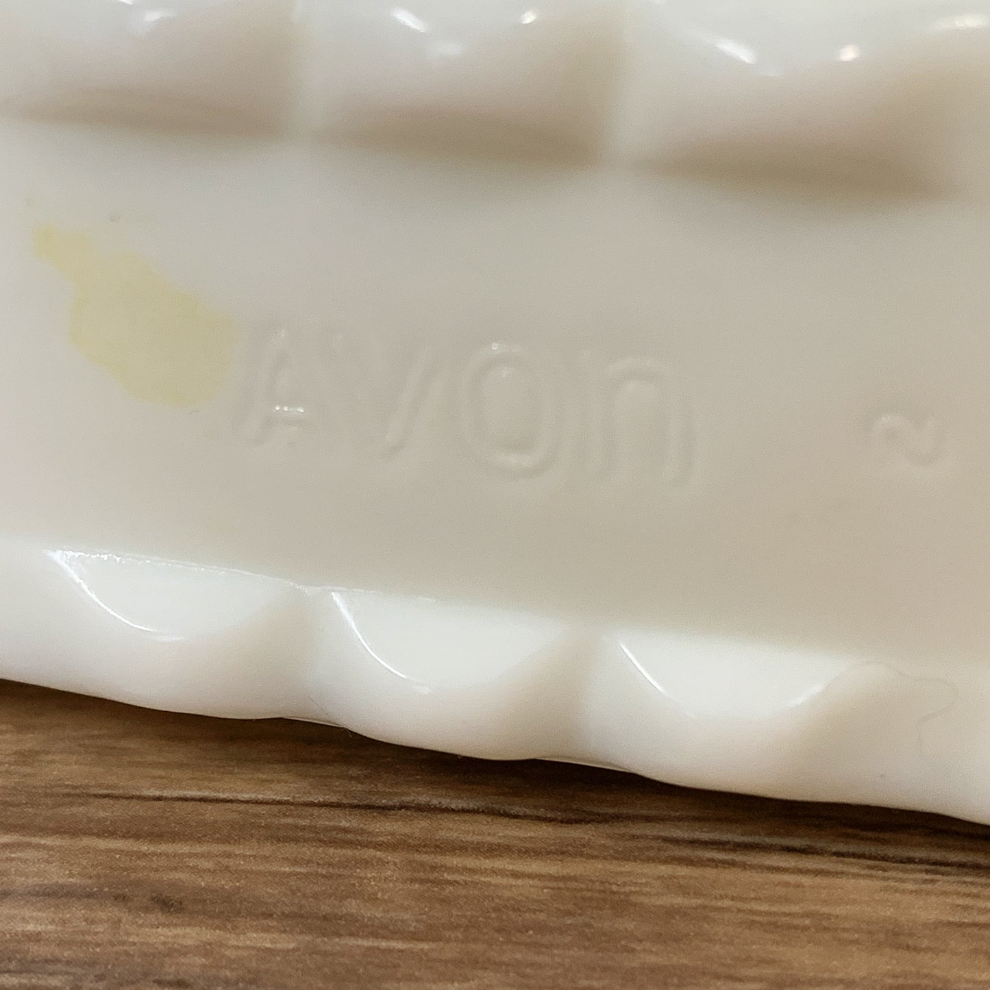 Vintage Avon Perfume Bottle Milk Glass Wardrobe Shaped Bottle