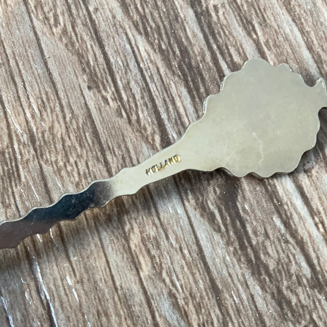 Havelock New Brunswick Canada with Purple Violets Collectible Vintage Souvenir Spoon