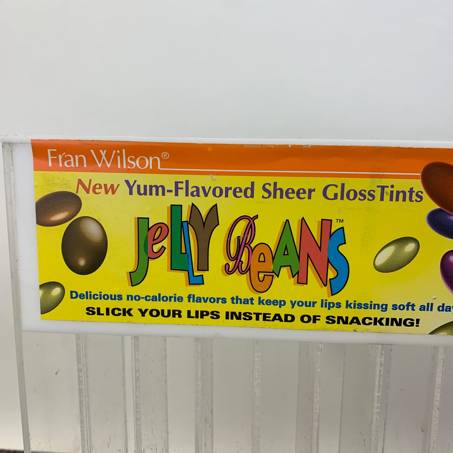 Vintage 90s Counter Top Lip Gloss Display Jelly Beans by Fran Wilson