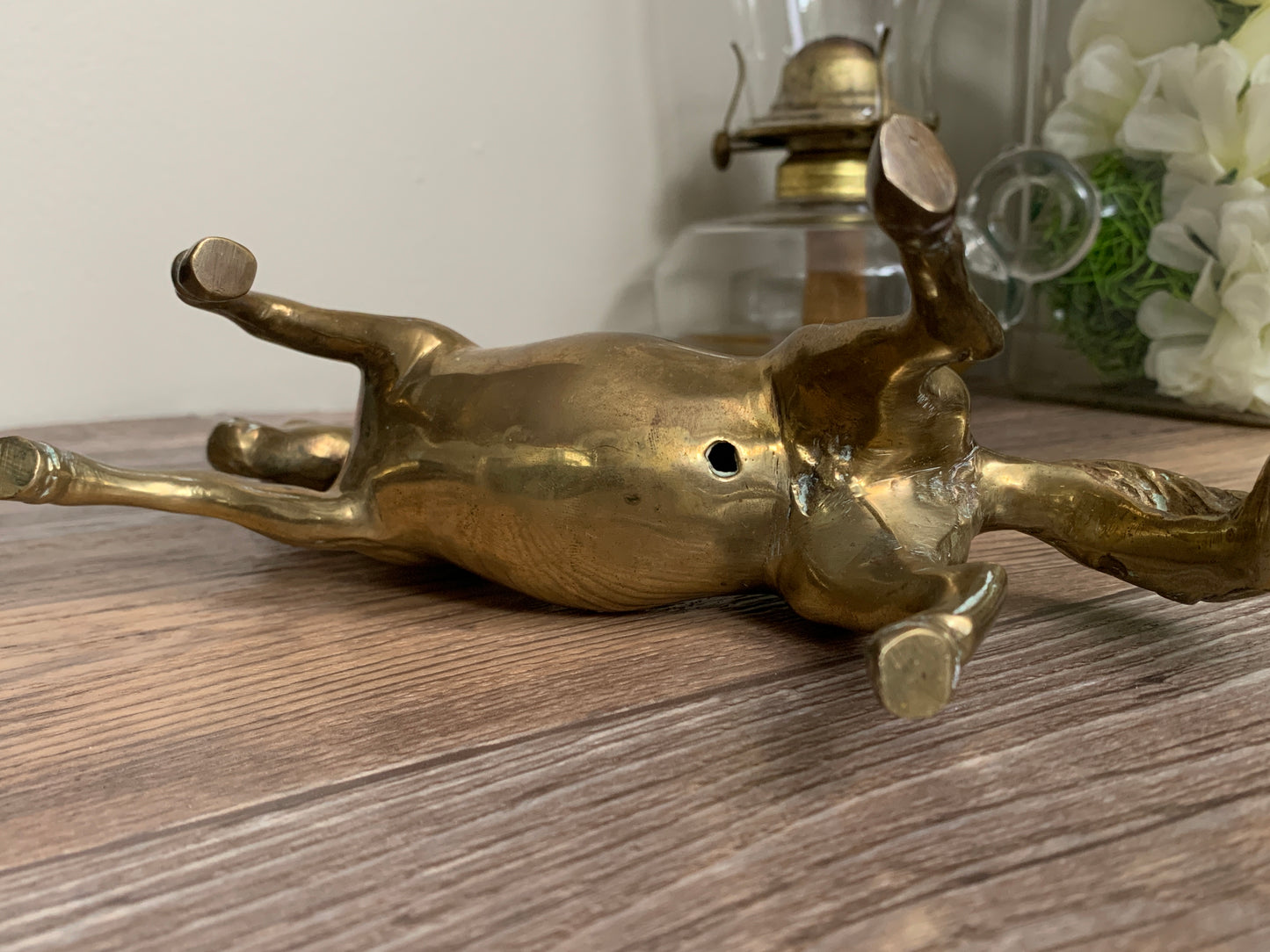 Vintage Brass Horse Rearing Stallion Vintage Home Decor Horse Lovers Gift