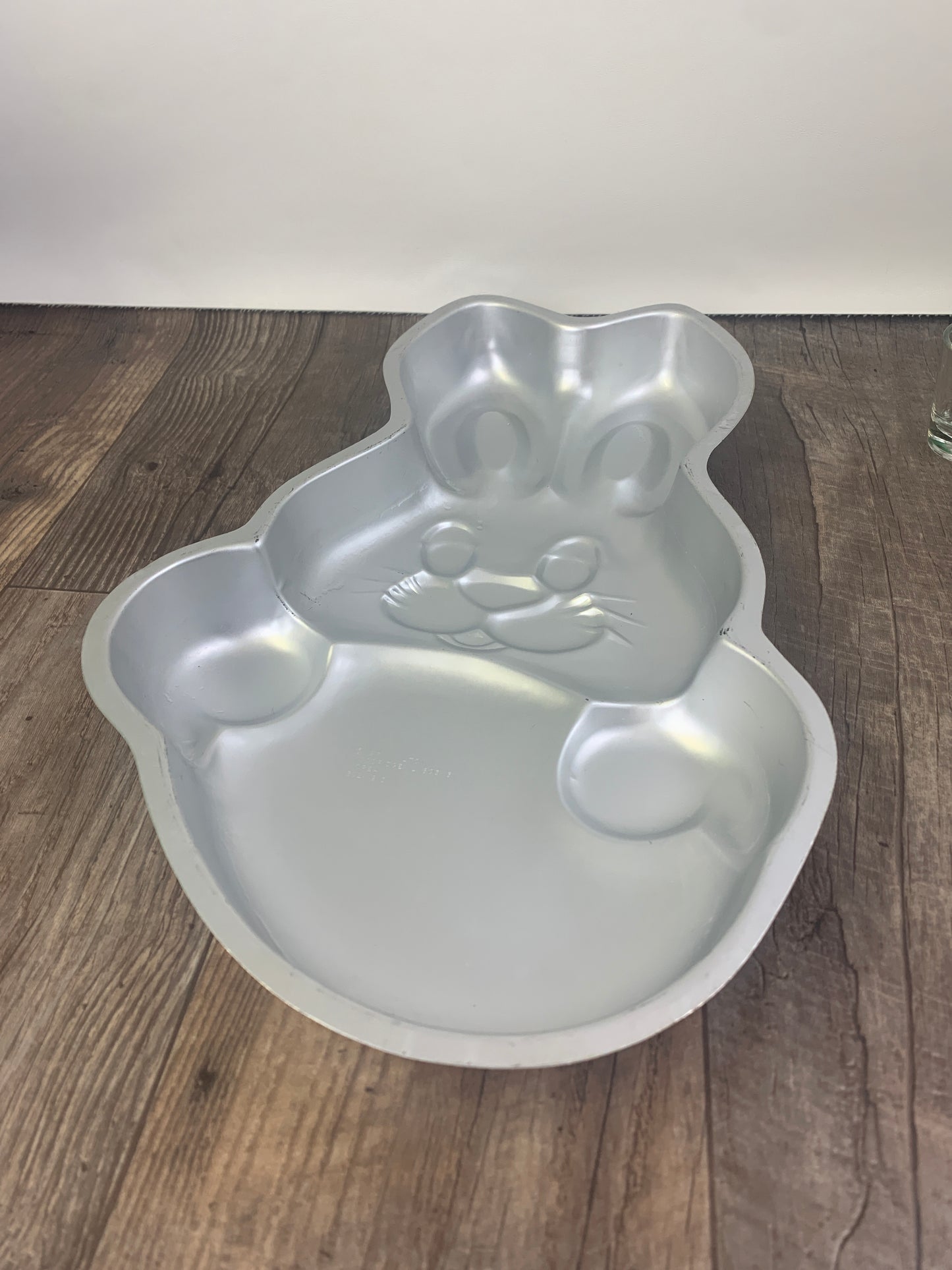Vintage Willton Easter Bunny Baking Tin Bunny Holding an Egg