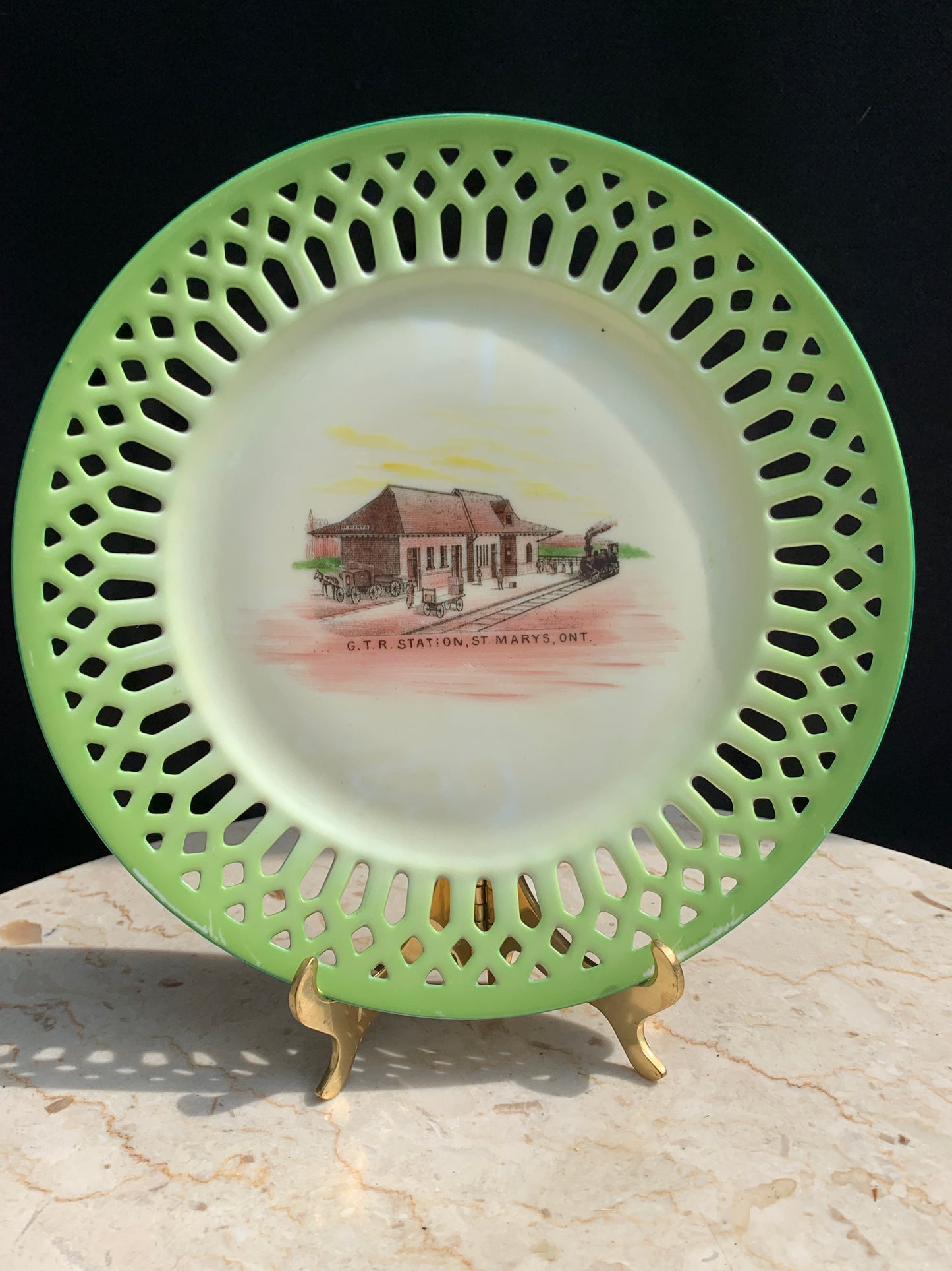 St Mary s Ontario Train Station Collector Plate