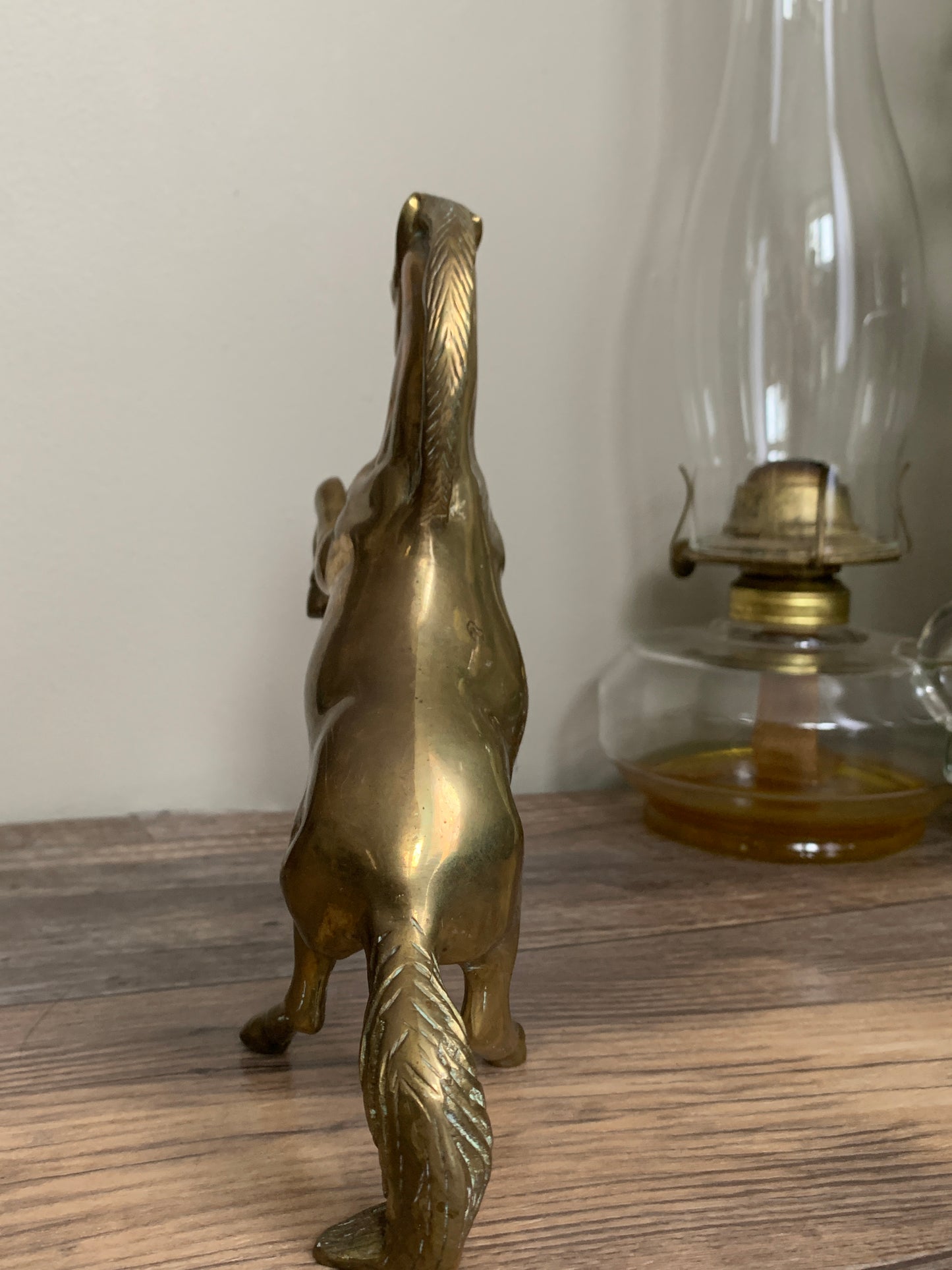 Vintage Brass Horse Rearing Stallion Vintage Home Decor Horse Lovers Gift