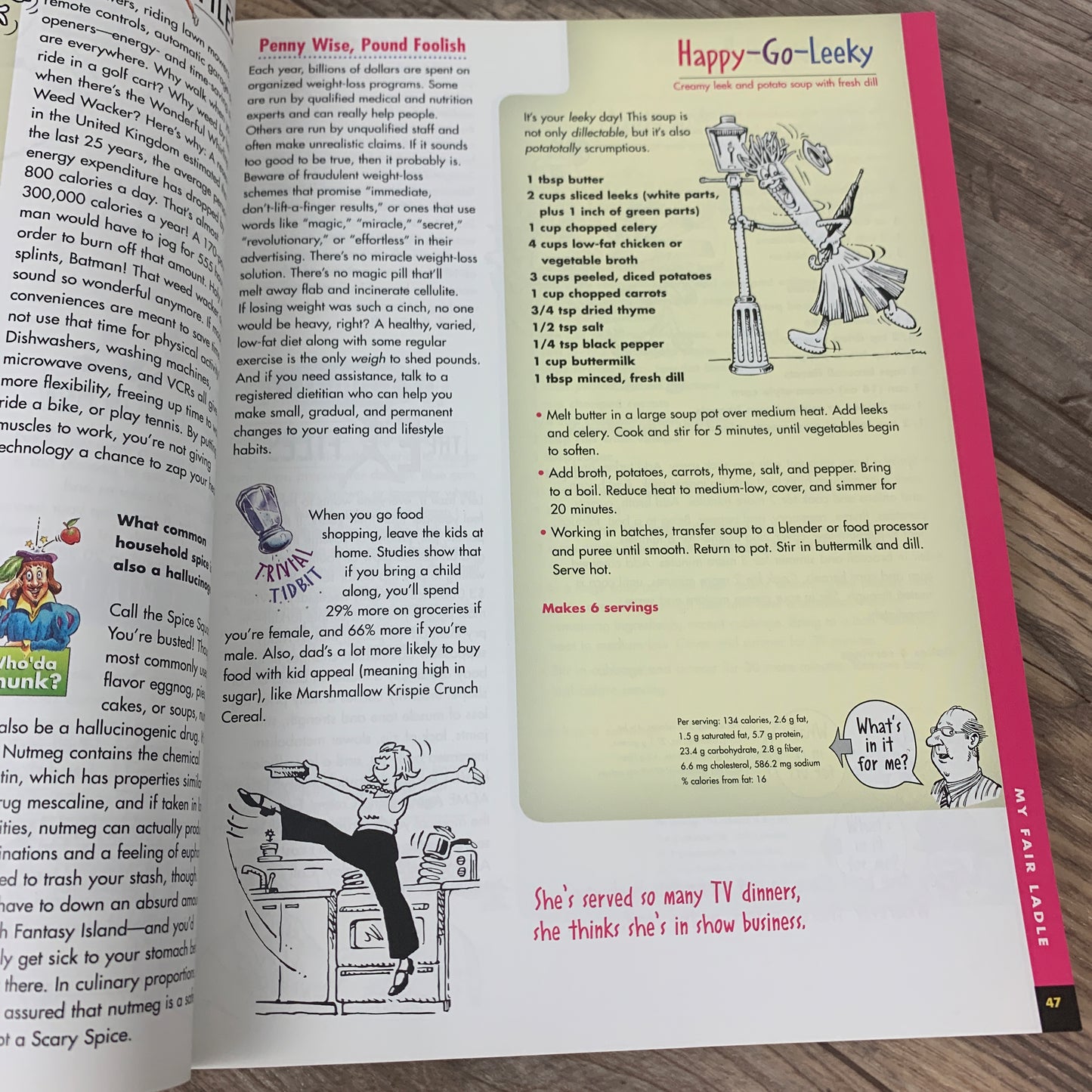 Crazy Plates Cookbook Low Fat Food You'll Swear It's Bad For You, Vintage 90s Cookbook