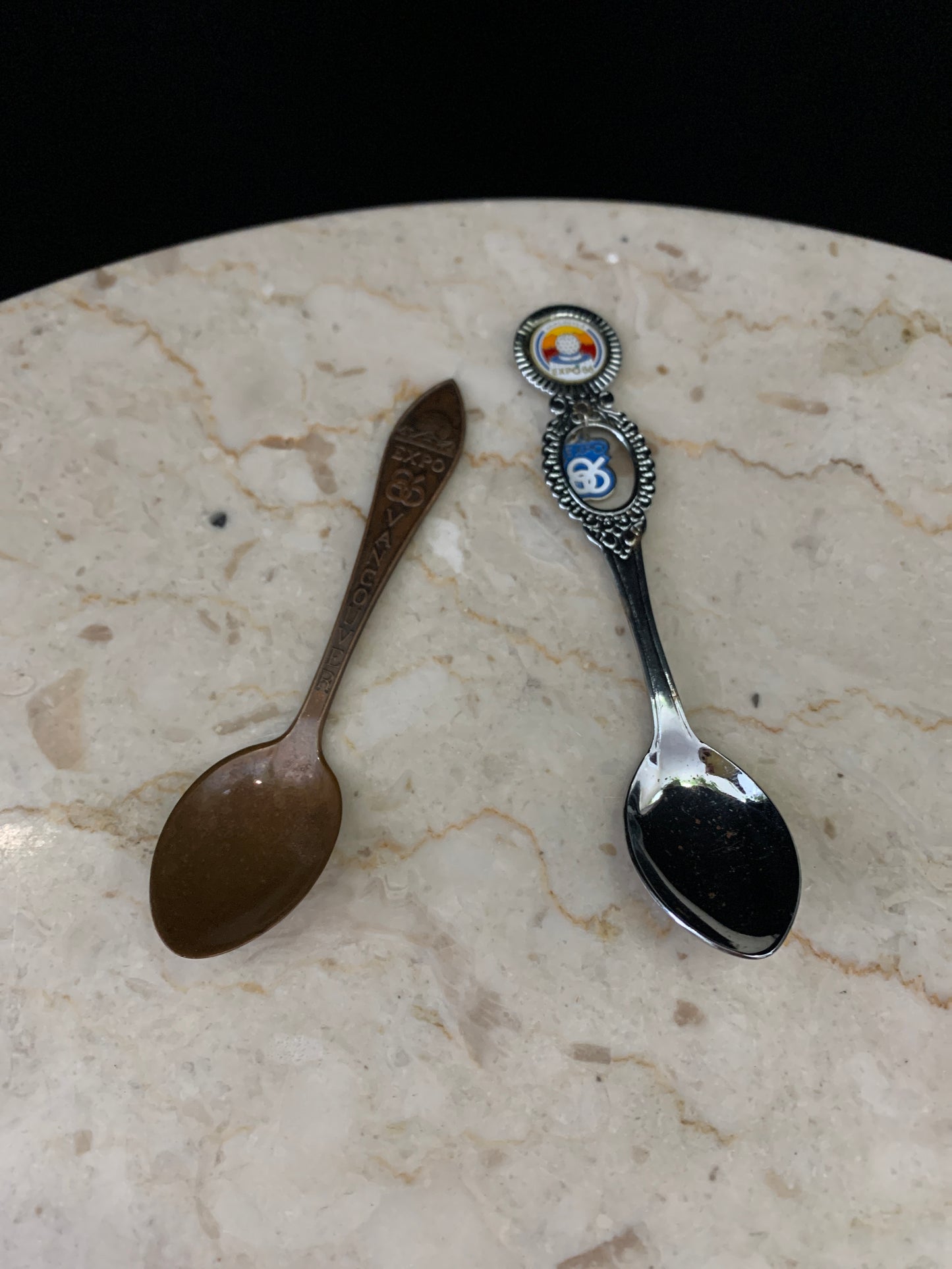 Expo 86 Collector Spoons Vintage Travel Souvenir Spoons Vancouver Expo 86