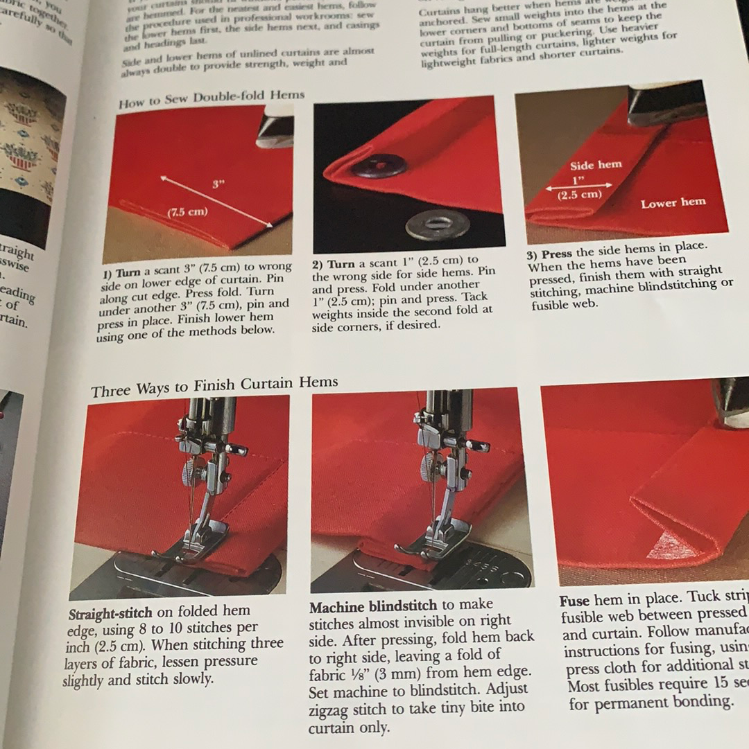 Singer Sewing Step by Step Vintage Sewing How to Book and Sewing for the Home