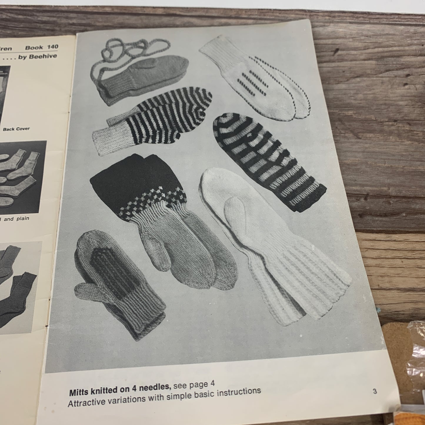 Socks, Mittens, and Gloves for Children Vintage Knitting Patterns