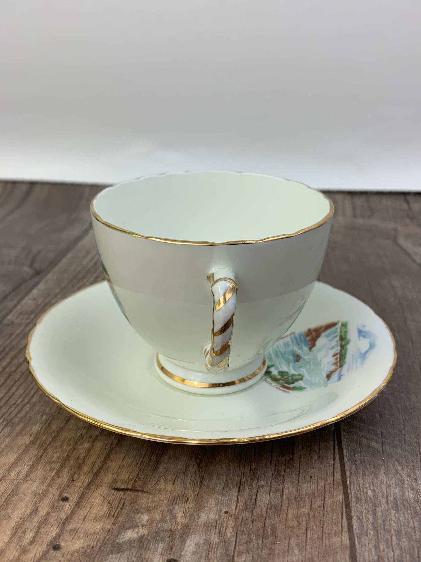 Vintage Teacup with Scenes from Niagara Falls, Niagara Falls Souvenir