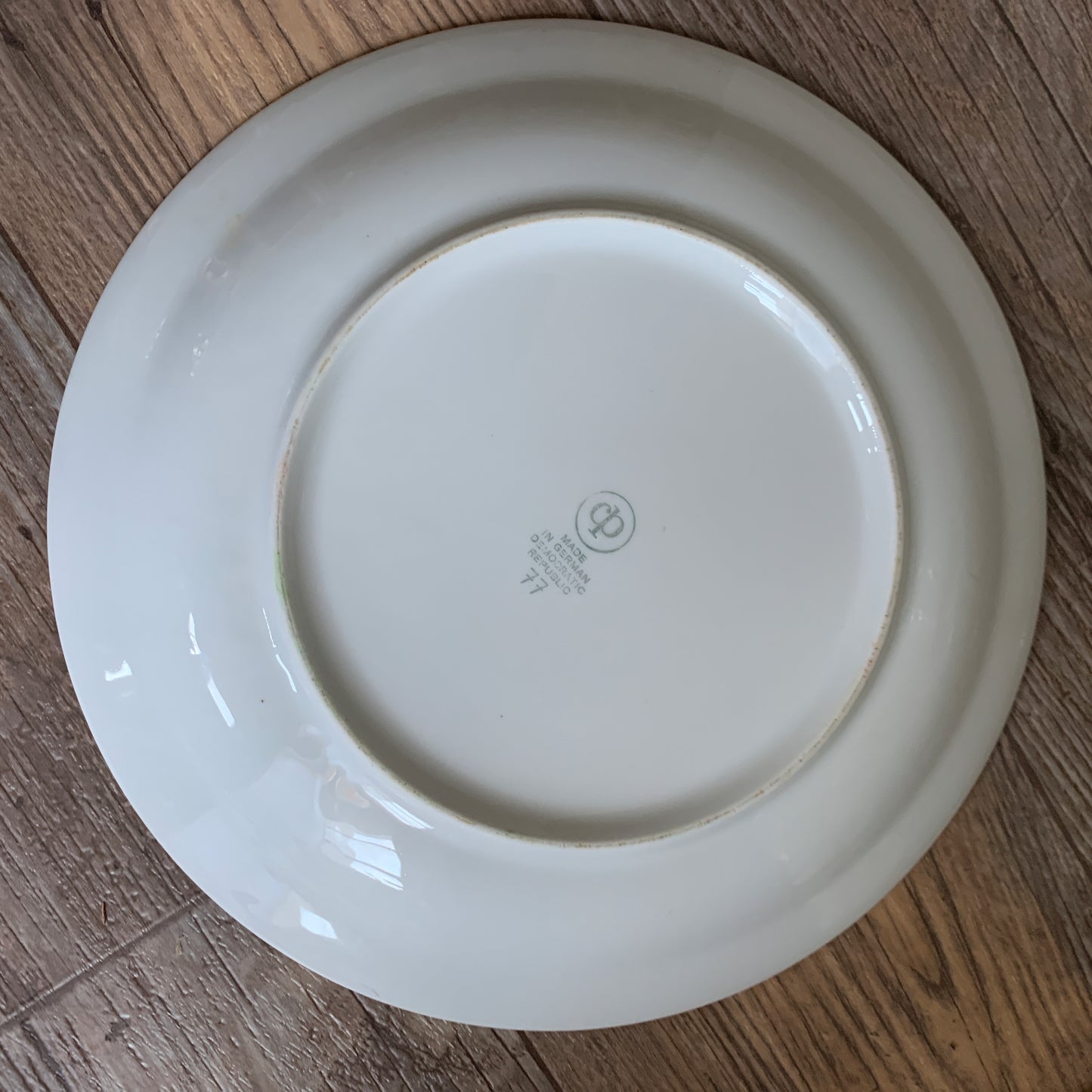 Vintage German Porcelain Dinner Plates with Colourful Floral Pattern