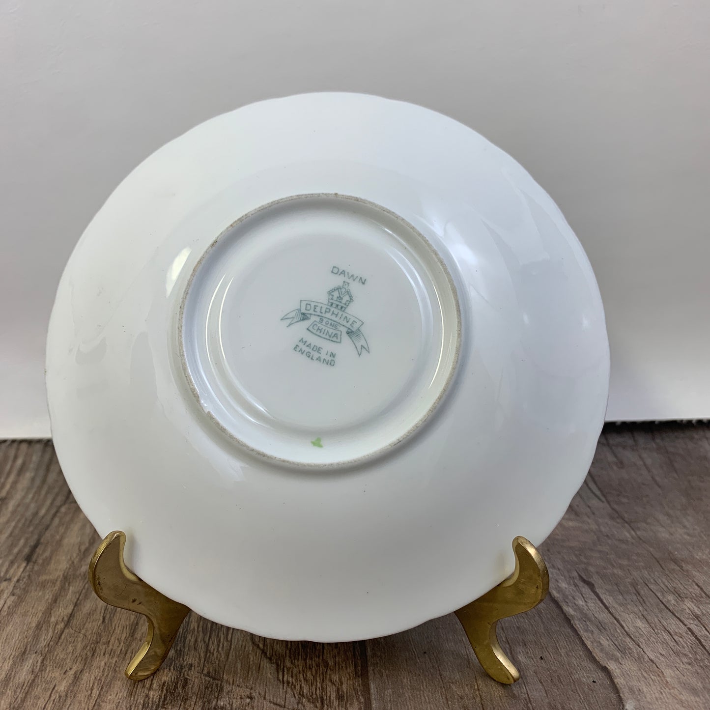 Vintage Teacup Delphine China Hand Painted Tea Cup Pink, Blue, and Yellow Floral Pattern