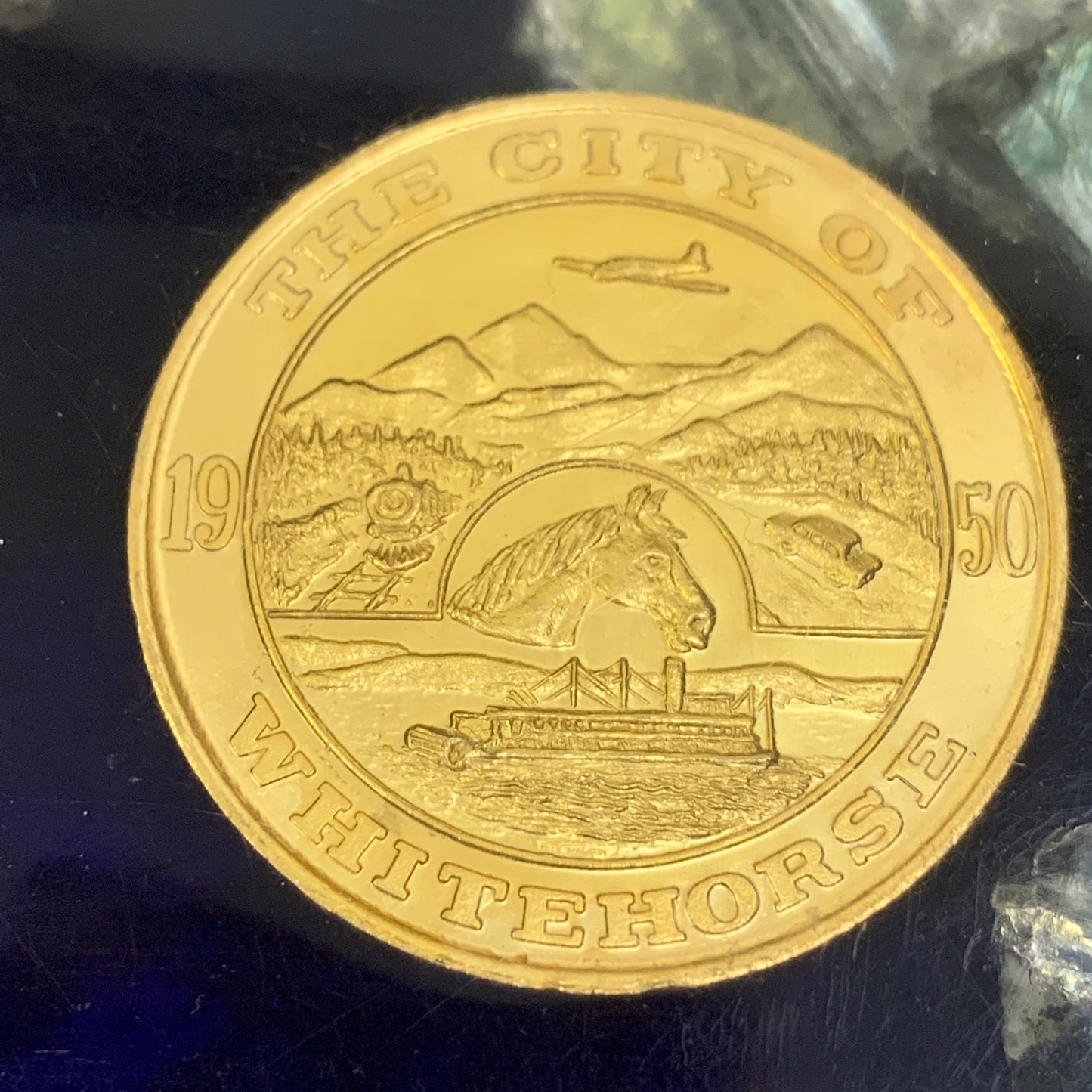 Rocks and Minerals of Whitehorse Vintage Travel Souvenir Cup Holder