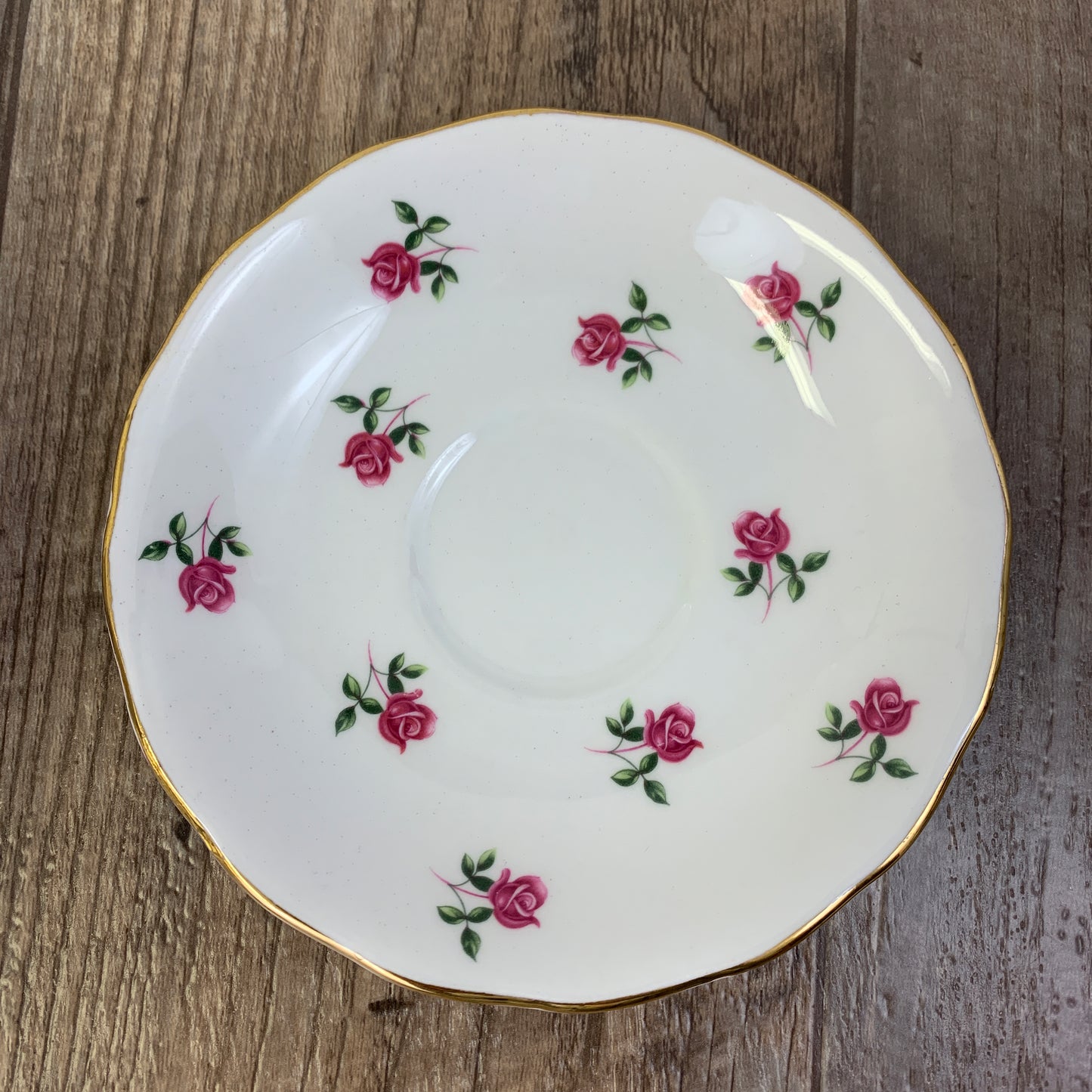 Vintage Teacup with Pink Rosebuds Colclough Bone China English Tea Cups