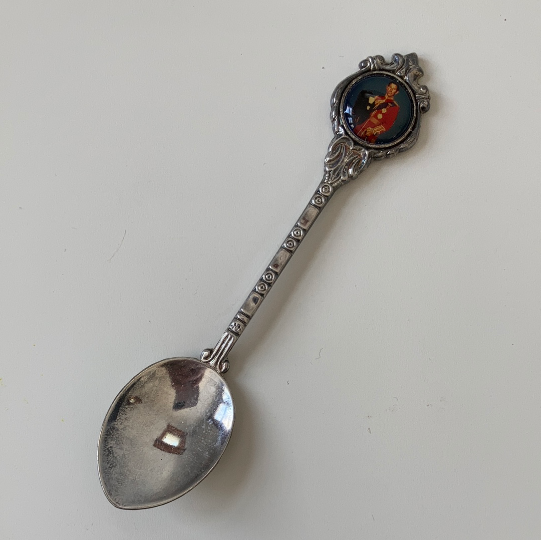 Young Prince Charles British Royal Vintage Collectible Souvenir Spoon Vintage Royalty Memorabilia