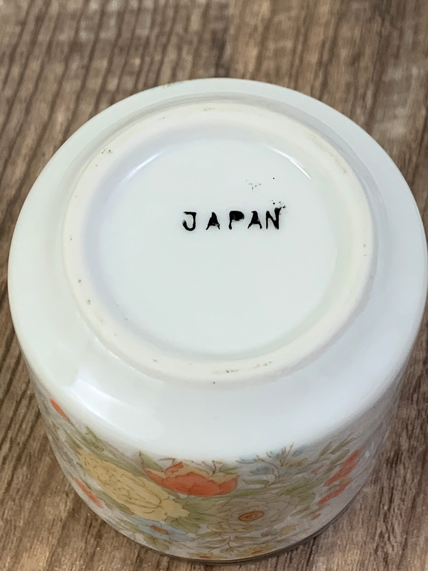 Vintage Floral Pattern Large Egg Coddler Made in Japan Vintage Coddler Grand Millennial Gift