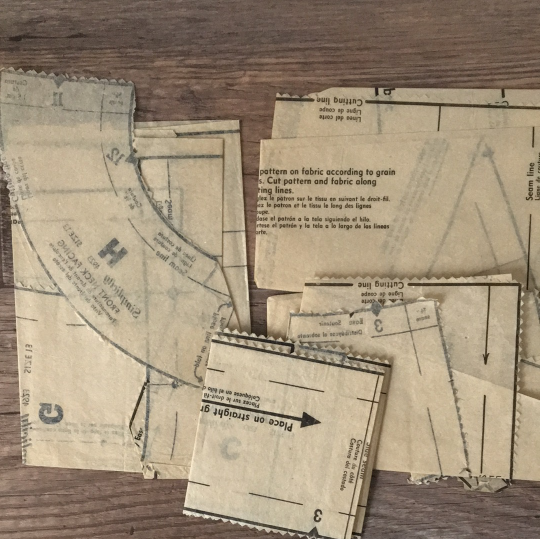 Ladies two piece dress Vintage Sewing Pattern Size 13 Simplicity 4923