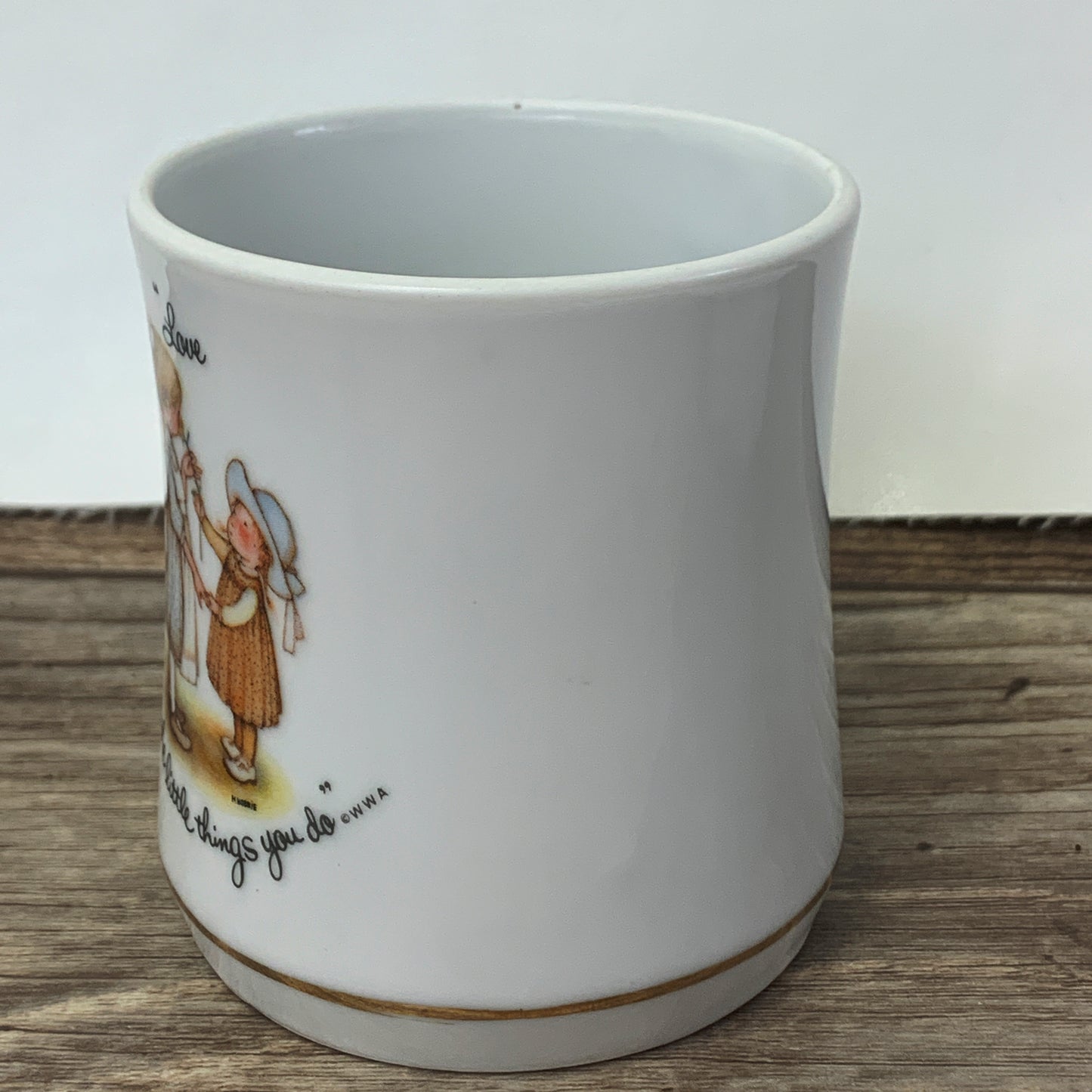 Holly Hobbie Porcelain Cup Love is the Little Things You Do