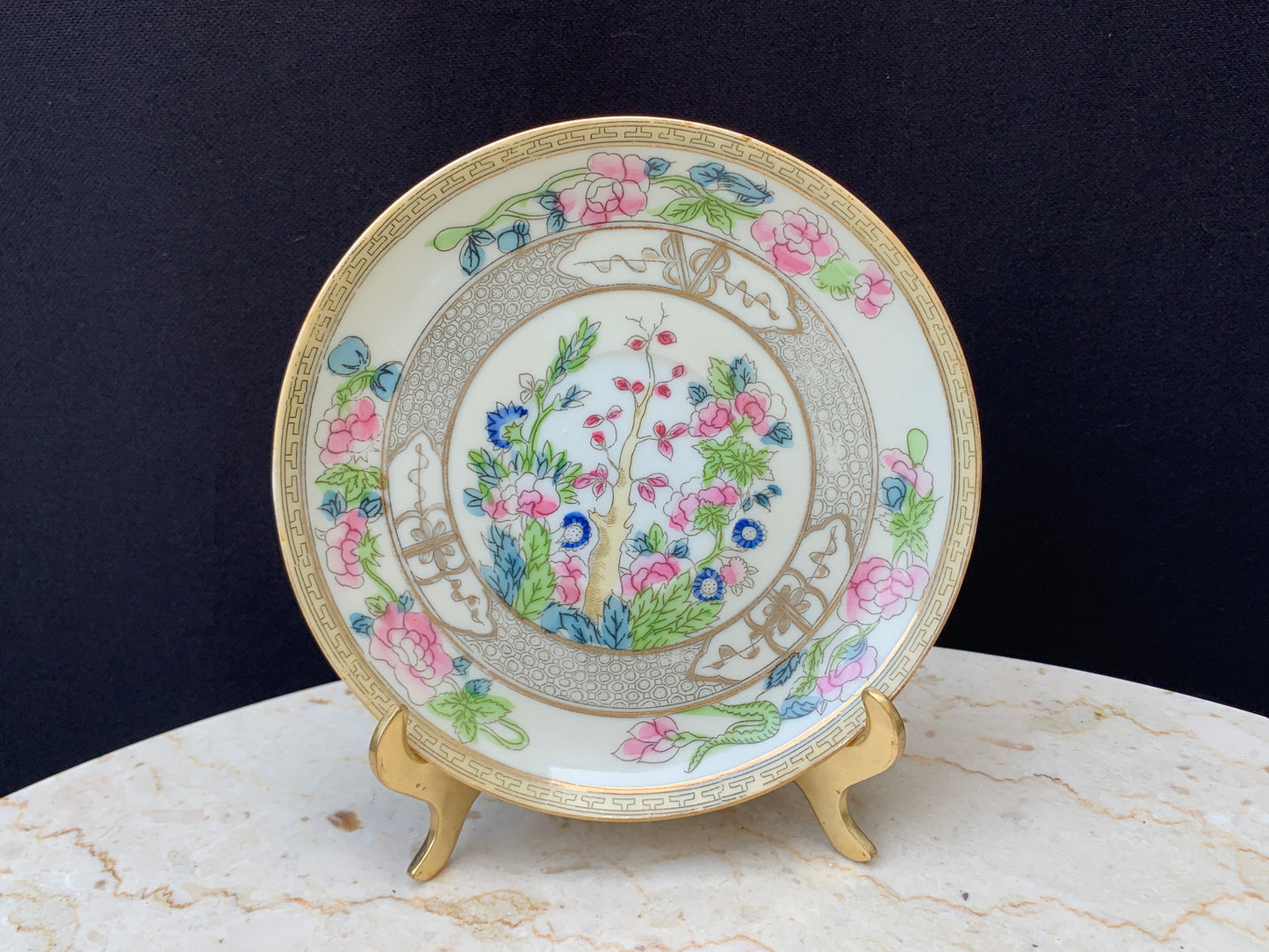 Hand Painted Vintage Tea Cup Wide Mouth Teacup Made in Japan