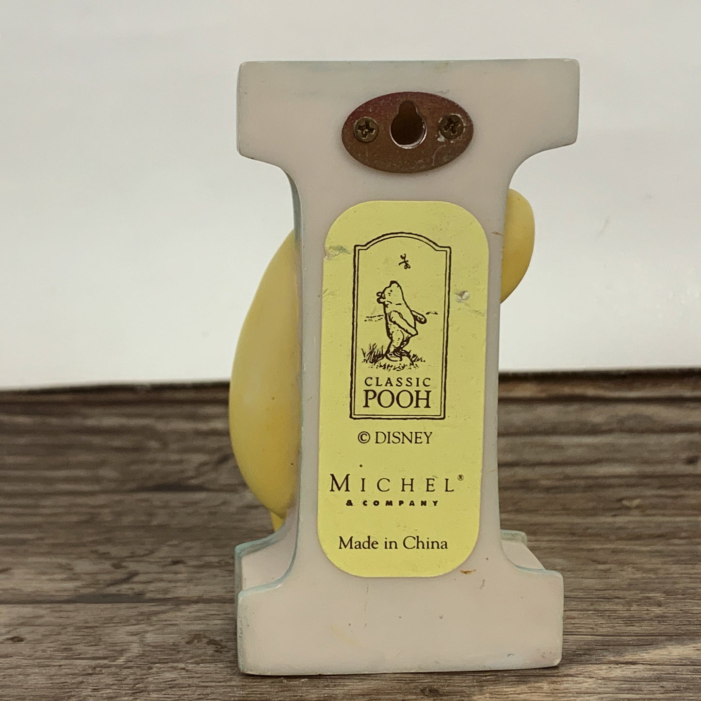 Winnie the Pooh Nursery Decor Letter I Vintage Disney Wall Hanging