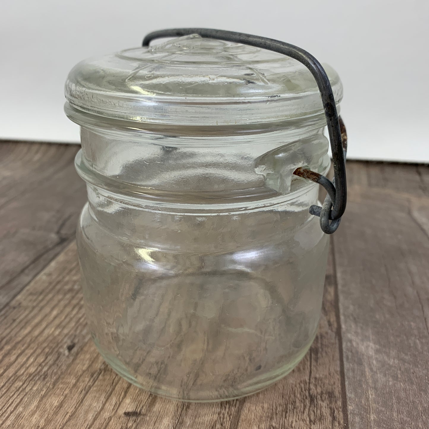 Atlas Swing Top Sealer Jar Antique Farmhouse Canning Jar Wide Mouth Jar
