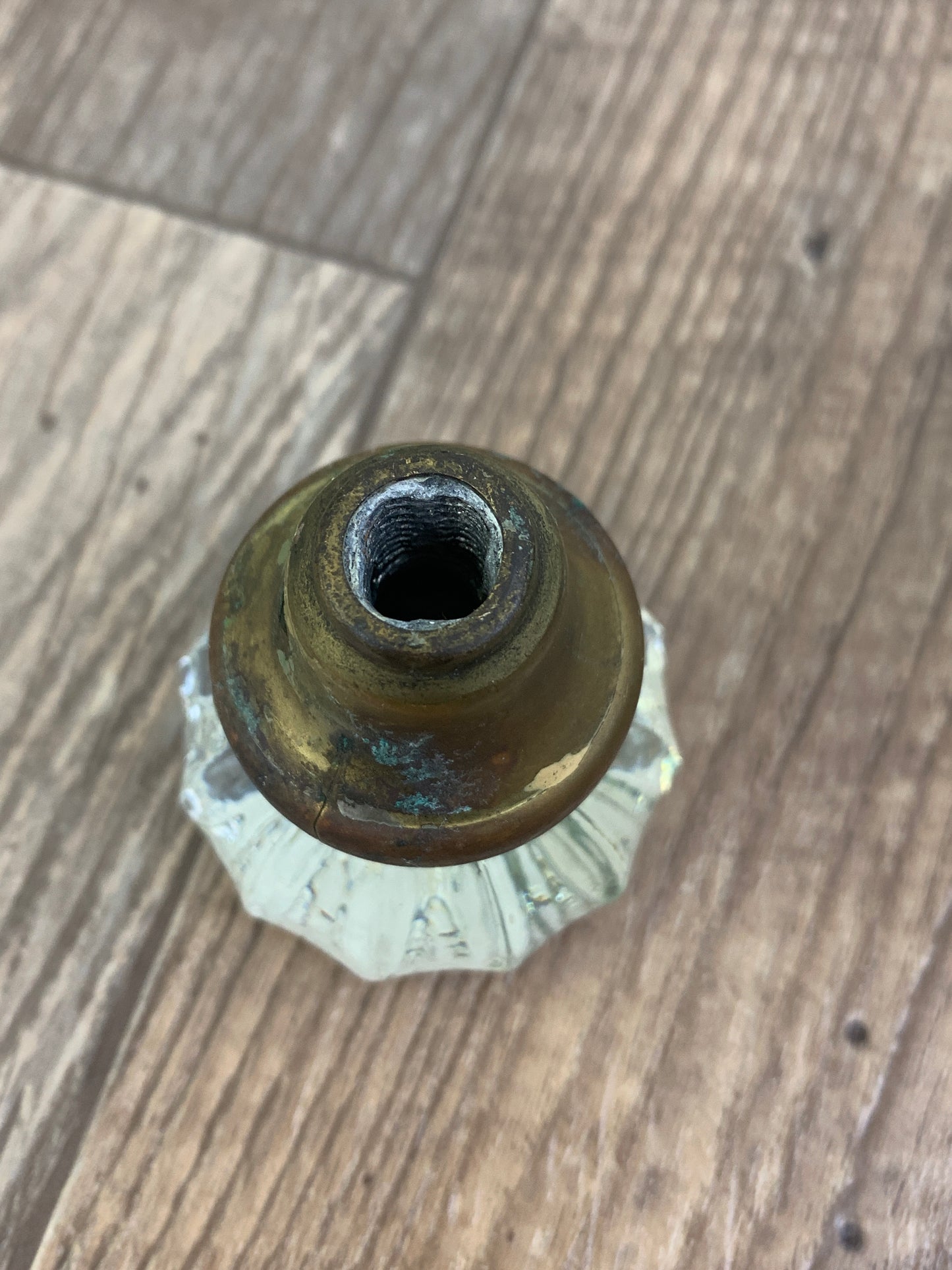 Vintage Glass Door Knobs 12 Sided Vintage Door Knobs House Restoration Hardware