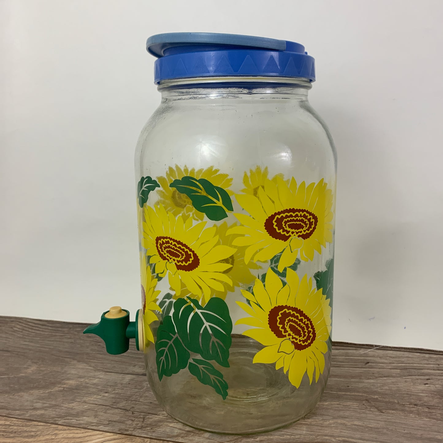 Large Sunflower Juice Jug with Spigot
