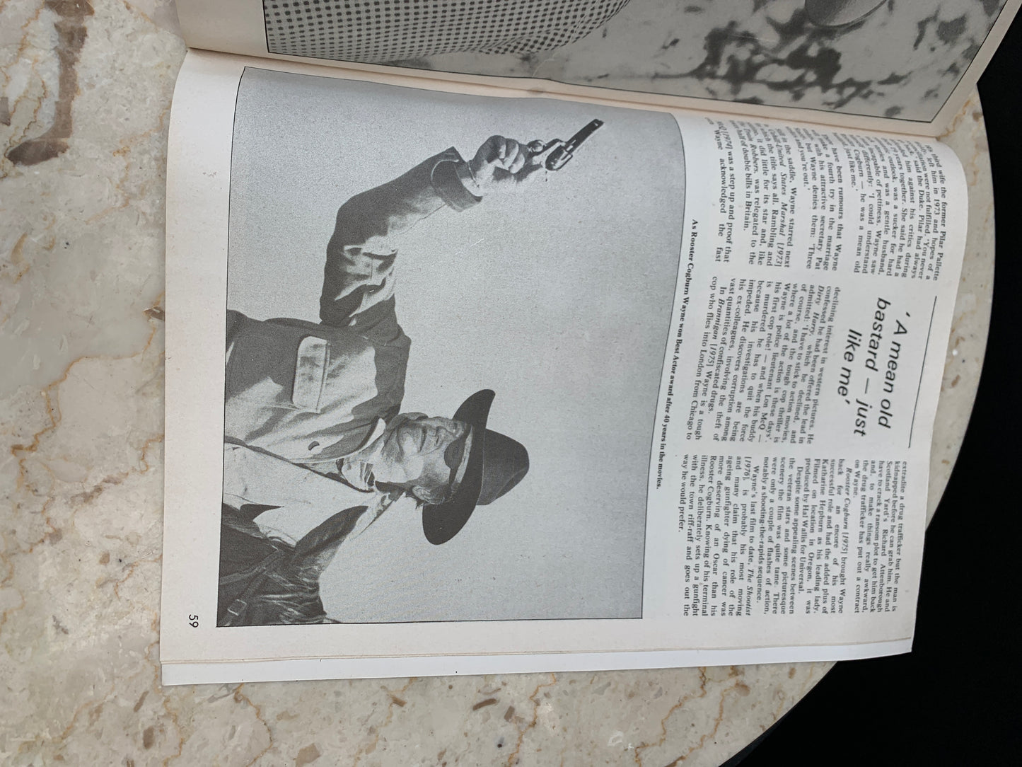 John Wayne Tribute Magazines Vintage set of 2