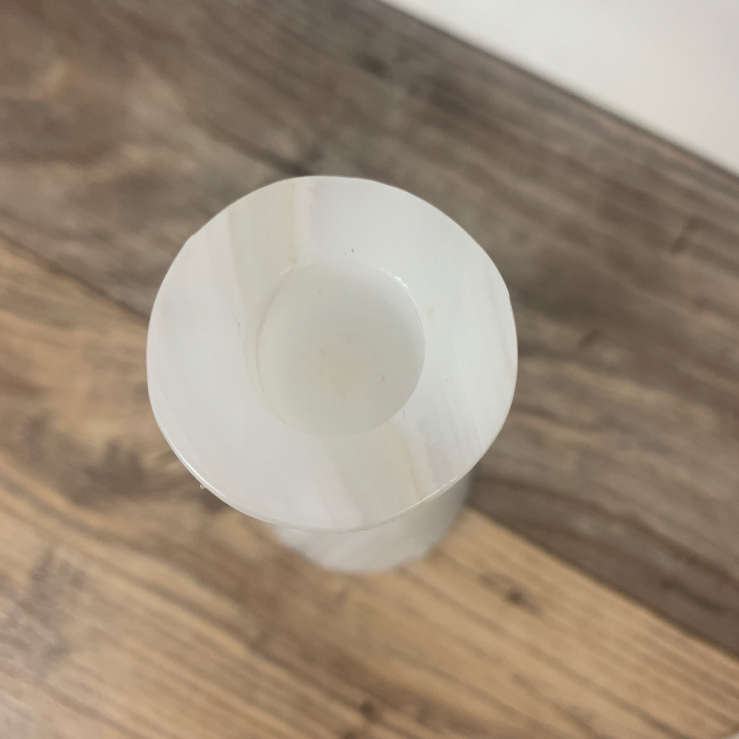 Carved Stone Candlestick, Vintage Home Decor, Tall White Candlestick